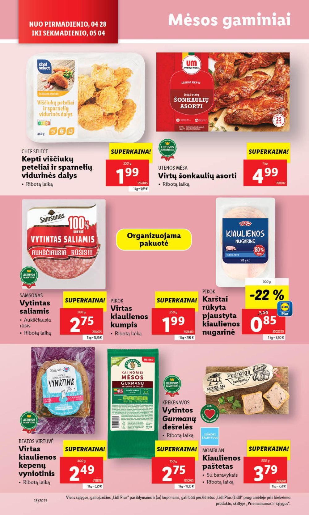 lidl - LIDL - Maisto prekių pasiūlymai (2025 04 28 - 2025 05 04) - page: 25 lidl - LIDL - Maisto prekių pasiūlymai (2025 04 28 - 2025 05 04) - page: 25