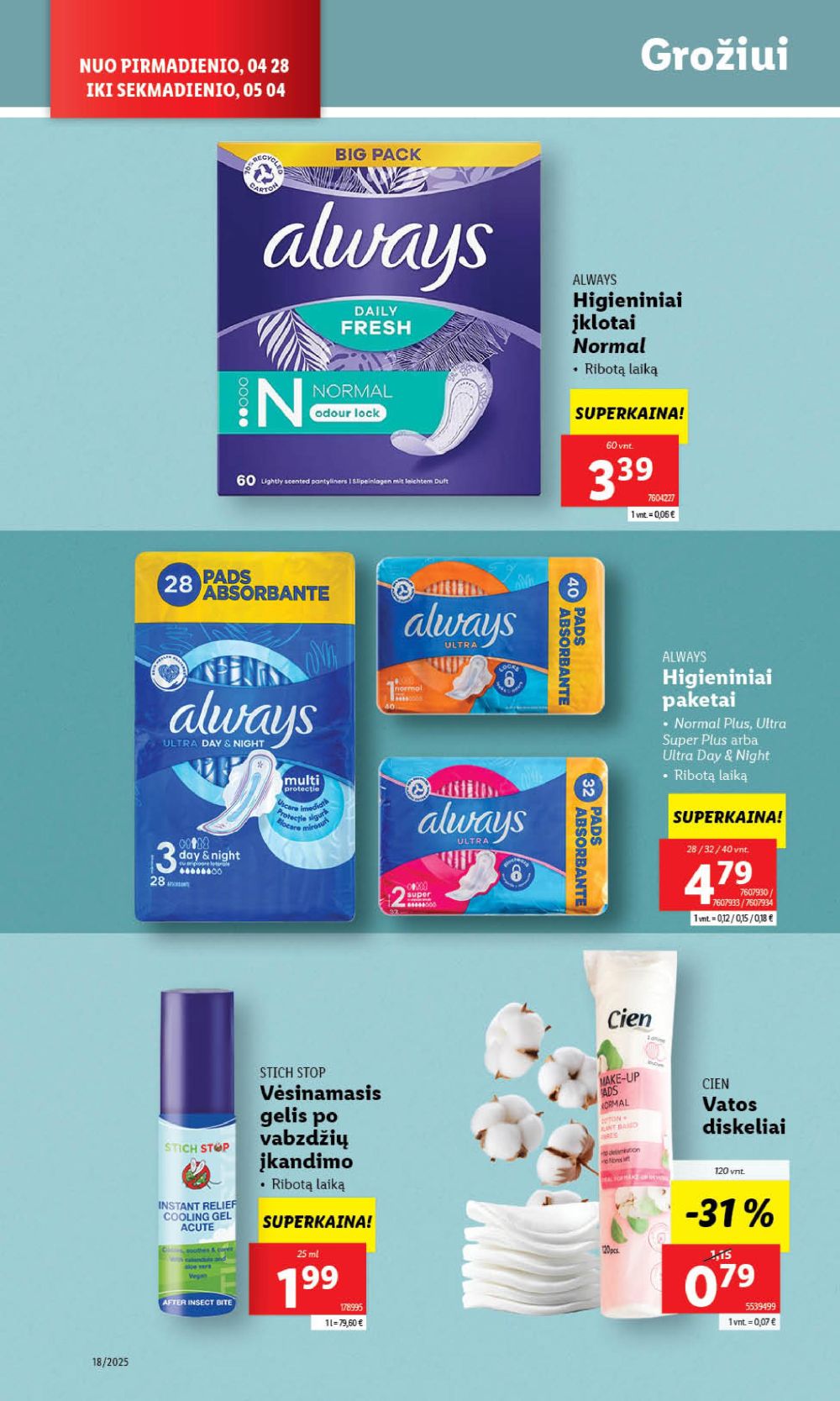 lidl - LIDL - Maisto prekių pasiūlymai (2025 04 28 - 2025 05 04) - page: 41 lidl - LIDL - Maisto prekių pasiūlymai (2025 04 28 - 2025 05 04) - page: 41