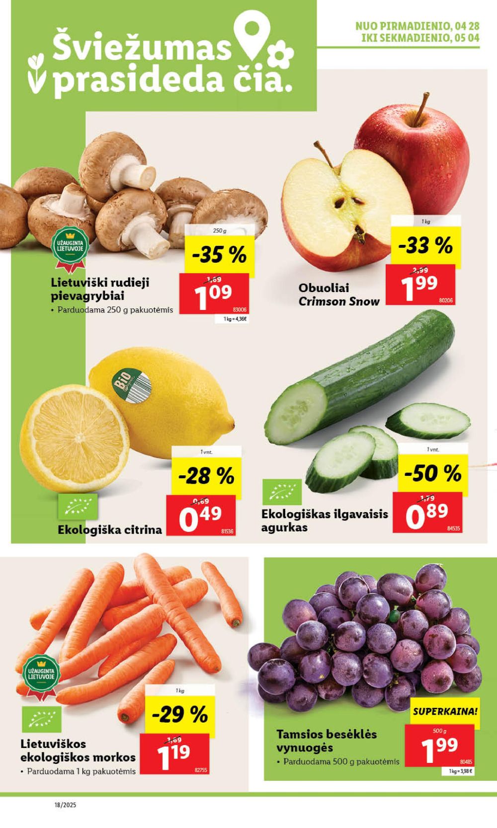 lidl - LIDL - Maisto prekių pasiūlymai (2025 04 28 - 2025 05 04) - page: 2 lidl - LIDL - Maisto prekių pasiūlymai (2025 04 28 - 2025 05 04) - page: 2