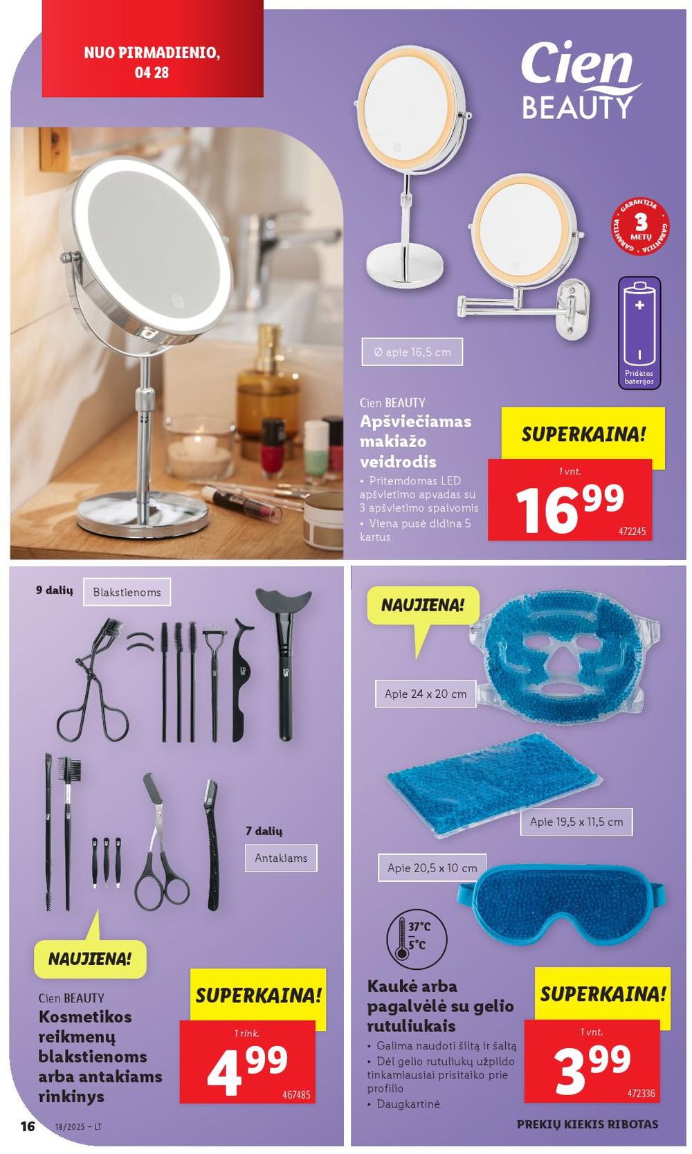 lidl - LIDL - Ne maisto prekių pasiūlymai (2025 04 28 - 2025 05 04) - page: 16 lidl - LIDL - Ne maisto prekių pasiūlymai (2025 04 28 - 2025 05 04) - page: 16