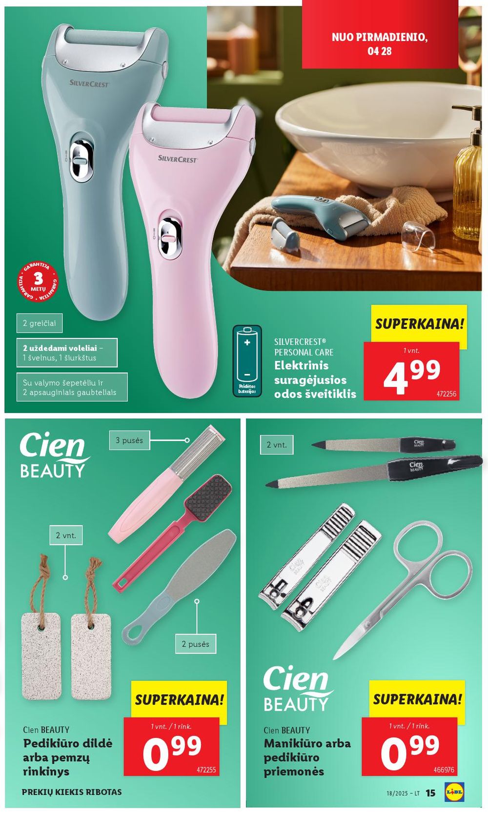 lidl - LIDL - Ne maisto prekių pasiūlymai (2025 04 28 - 2025 05 04) - page: 15 lidl - LIDL - Ne maisto prekių pasiūlymai (2025 04 28 - 2025 05 04) - page: 15