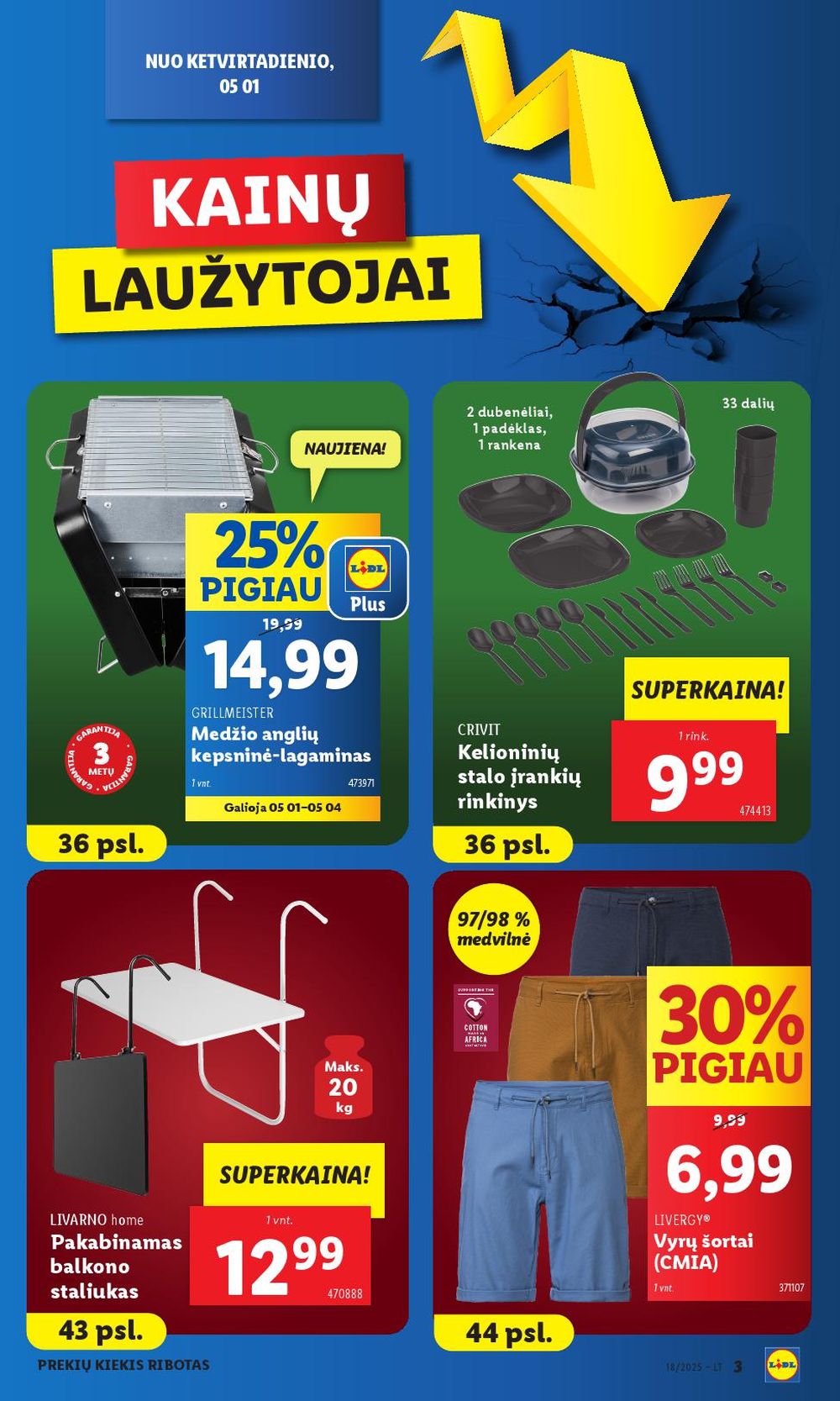 lidl - LIDL - Ne maisto prekių pasiūlymai (2025 04 28 - 2025 05 04) - page: 3 lidl - LIDL - Ne maisto prekių pasiūlymai (2025 04 28 - 2025 05 04) - page: 3