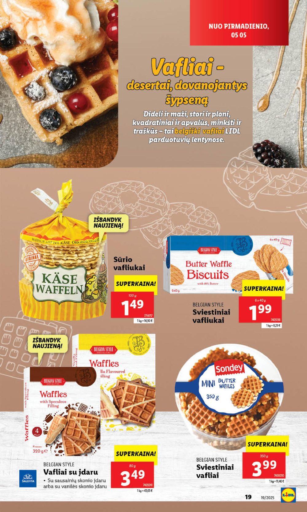lidl - LIDL - Maisto prekių pasiūlymai (2025 05 05 - 2025 05 11) - page: 19 lidl - LIDL - Maisto prekių pasiūlymai (2025 05 05 - 2025 05 11) - page: 19
