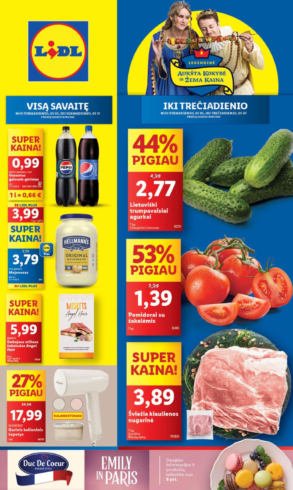 lidl - LIDL - Maisto prekių pasiūlymai (2025 05 05 - 2025 05 11)