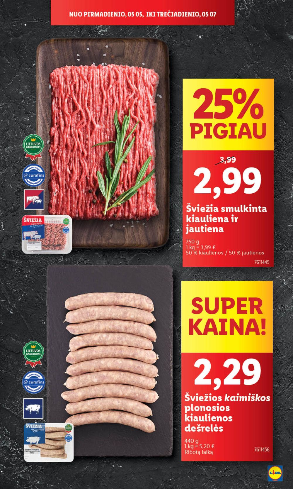 lidl - LIDL - Maisto prekių pasiūlymai (2025 05 05 - 2025 05 11) - page: 7 lidl - LIDL - Maisto prekių pasiūlymai (2025 05 05 - 2025 05 11) - page: 7
