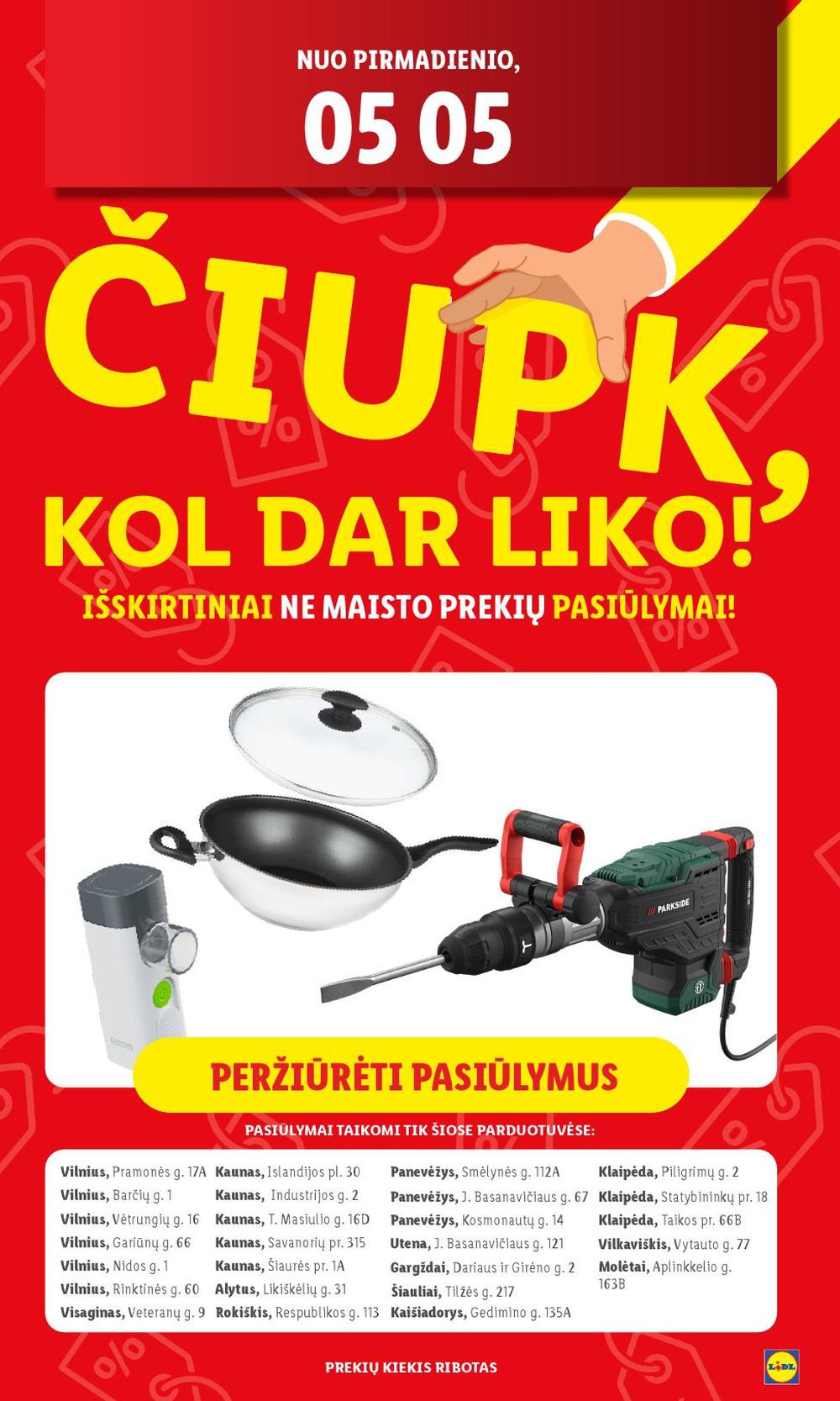 lidl - LIDL - Ne maisto prekių pasiūlymai (2025 05 05 - 2025 05 11) - page: 31 lidl - LIDL - Ne maisto prekių pasiūlymai (2025 05 05 - 2025 05 11) - page: 31