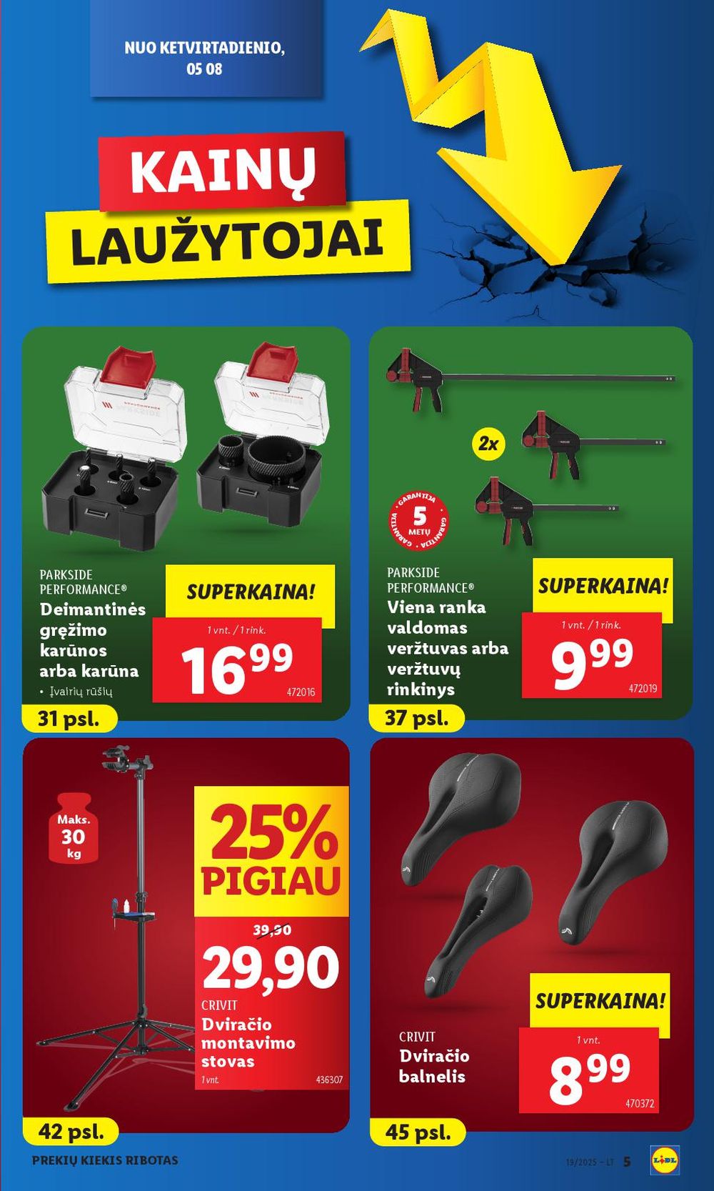 lidl - LIDL - Ne maisto prekių pasiūlymai (2025 05 05 - 2025 05 11) - page: 5 lidl - LIDL - Ne maisto prekių pasiūlymai (2025 05 05 - 2025 05 11) - page: 5