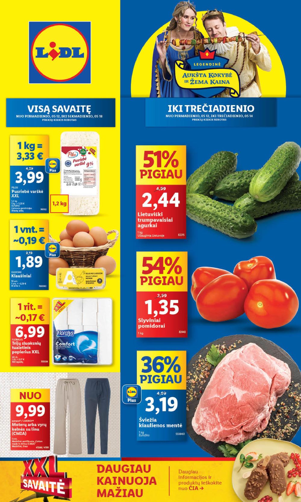 lidl - LIDL - Maisto prekių pasiūlymai (2025 05 12 - 2025 05 18)