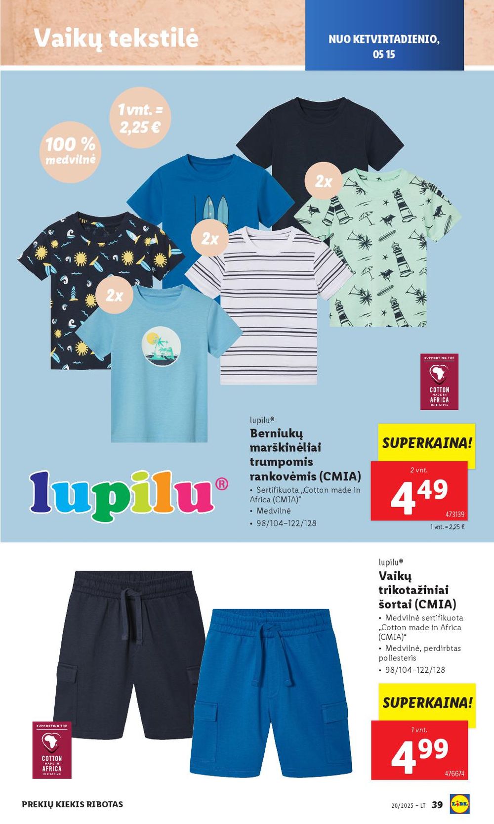 lidl - LIDL - Ne maisto prekių pasiūlymai (2025 05 12 - 2025 05 18) - page: 39 lidl - LIDL - Ne maisto prekių pasiūlymai (2025 05 12 - 2025 05 18) - page: 39