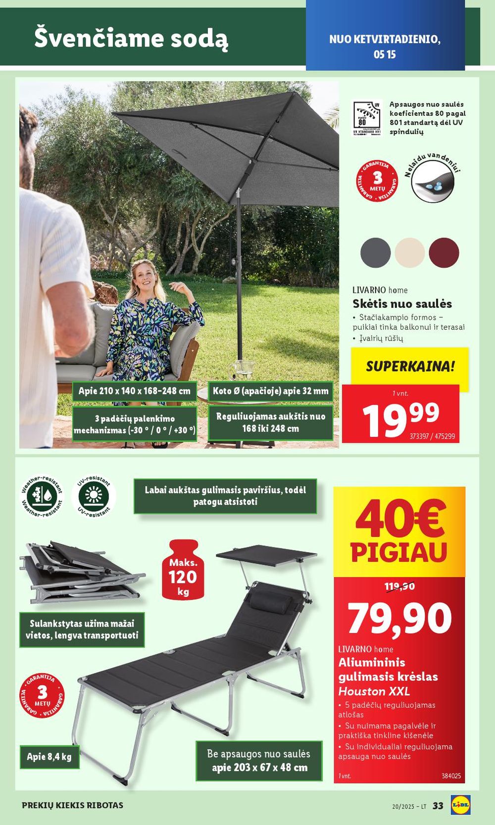 lidl - LIDL - Ne maisto prekių pasiūlymai (2025 05 12 - 2025 05 18) - page: 33 lidl - LIDL - Ne maisto prekių pasiūlymai (2025 05 12 - 2025 05 18) - page: 33
