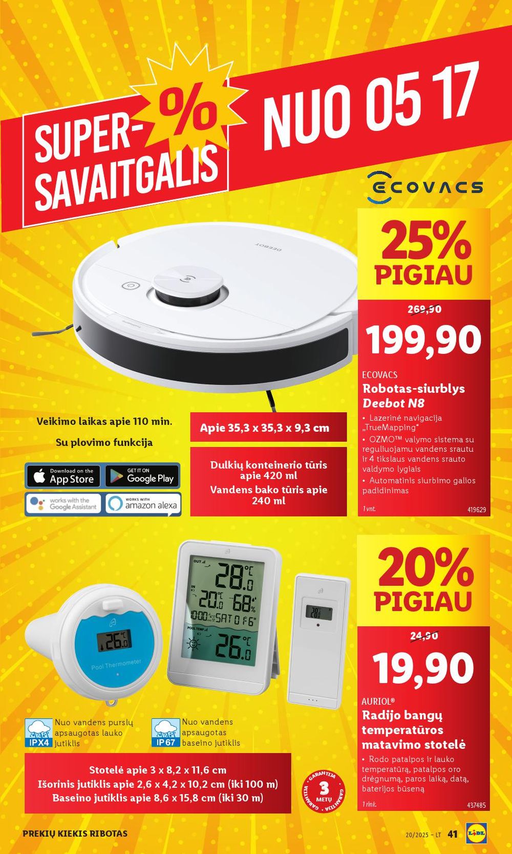 lidl - LIDL - Ne maisto prekių pasiūlymai (2025 05 12 - 2025 05 18) - page: 41 lidl - LIDL - Ne maisto prekių pasiūlymai (2025 05 12 - 2025 05 18) - page: 41