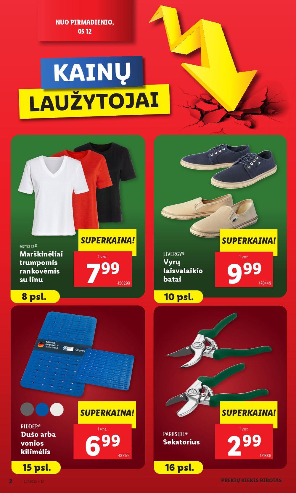 lidl - LIDL - Ne maisto prekių pasiūlymai (2025 05 12 - 2025 05 18) - page: 2 lidl - LIDL - Ne maisto prekių pasiūlymai (2025 05 12 - 2025 05 18) - page: 2