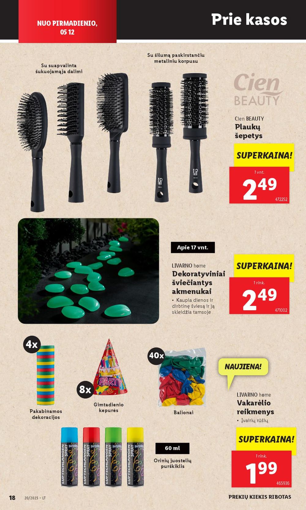 lidl - LIDL - Ne maisto prekių pasiūlymai (2025 05 12 - 2025 05 18) - page: 18 lidl - LIDL - Ne maisto prekių pasiūlymai (2025 05 12 - 2025 05 18) - page: 18