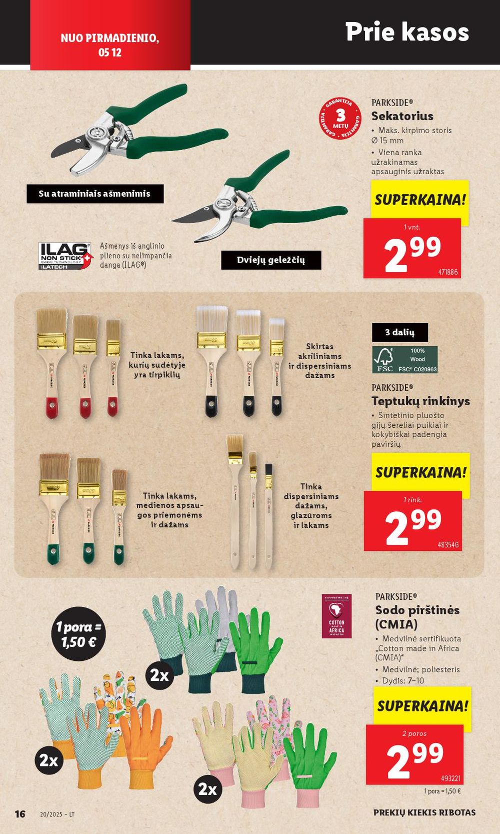 lidl - LIDL - Ne maisto prekių pasiūlymai (2025 05 12 - 2025 05 18) - page: 16 lidl - LIDL - Ne maisto prekių pasiūlymai (2025 05 12 - 2025 05 18) - page: 16