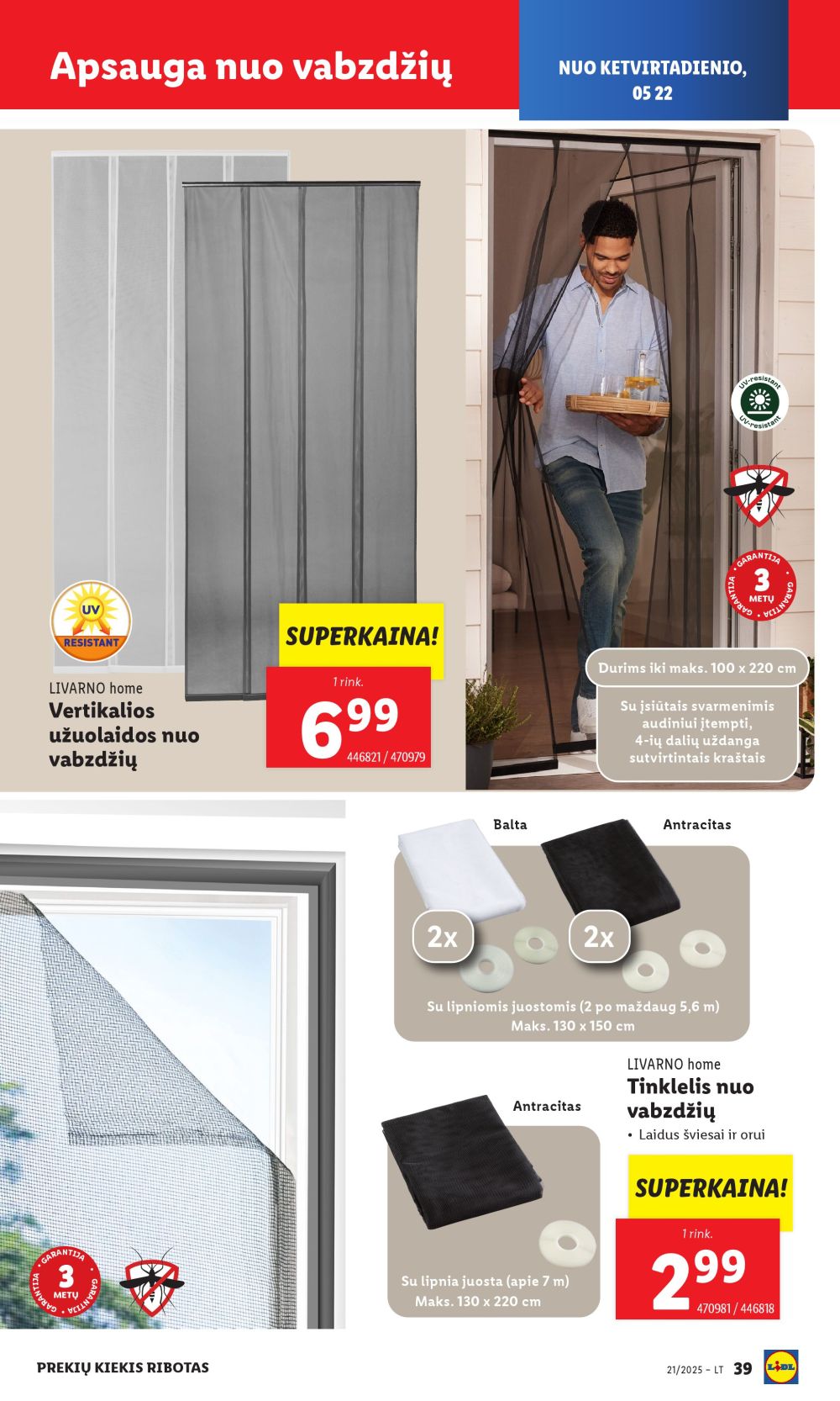 lidl - LIDL - Ne maisto prekių pasiūlymai (2025 05 19 - 2025 05 25) - page: 41 lidl - LIDL - Ne maisto prekių pasiūlymai (2025 05 19 - 2025 05 25) - page: 41
