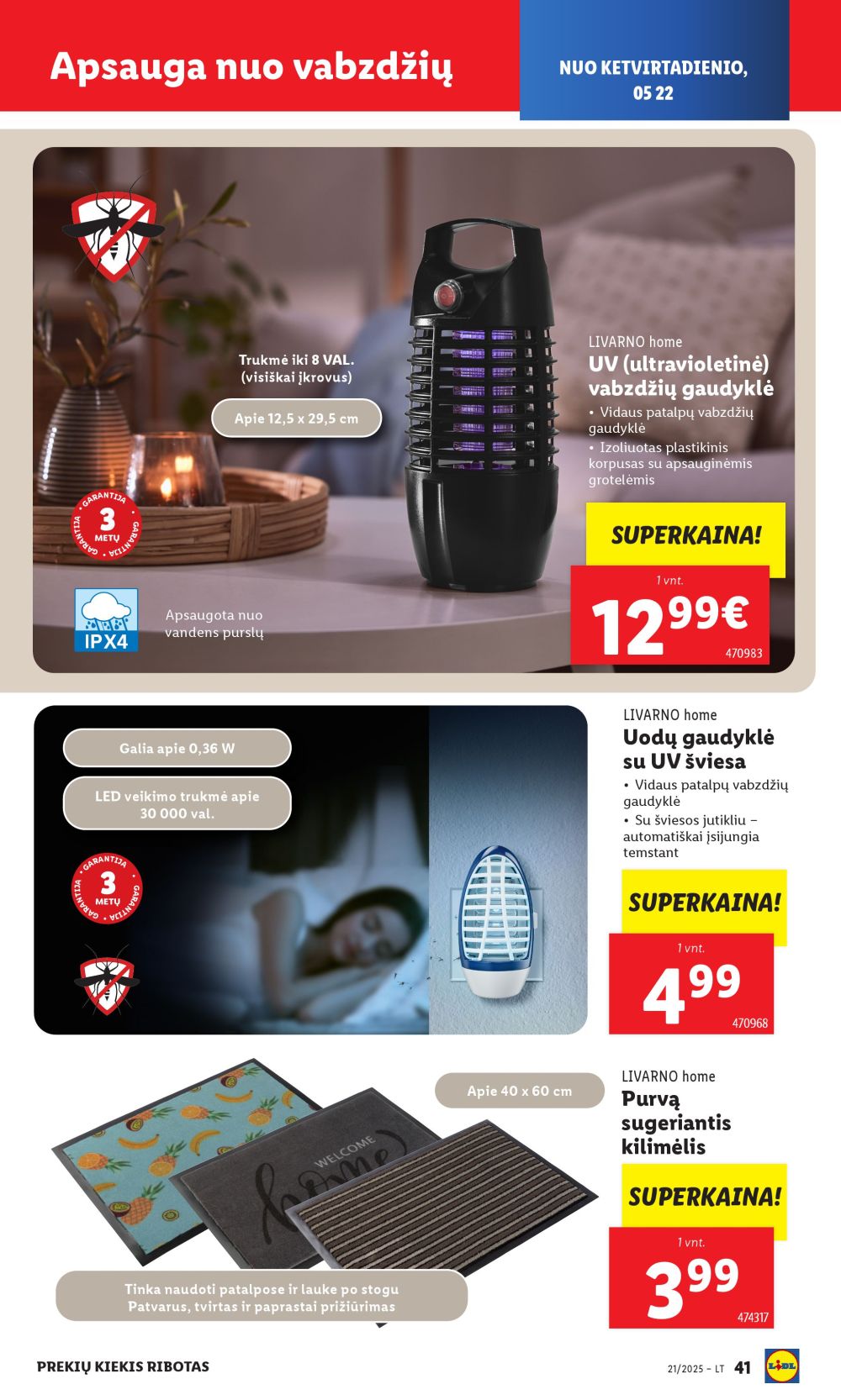 lidl - LIDL - Ne maisto prekių pasiūlymai (2025 05 19 - 2025 05 25) - page: 43 lidl - LIDL - Ne maisto prekių pasiūlymai (2025 05 19 - 2025 05 25) - page: 43