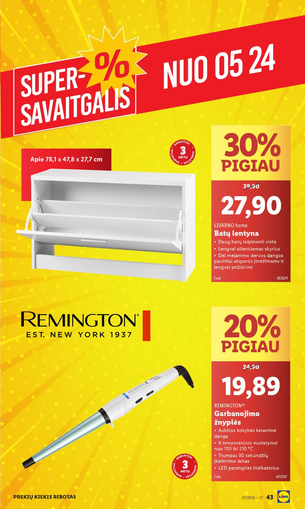 lidl - LIDL - Ne maisto prekių pasiūlymai (2025 05 19 - 2025 05 25) - page: 45 lidl - LIDL - Ne maisto prekių pasiūlymai (2025 05 19 - 2025 05 25) - page: 45