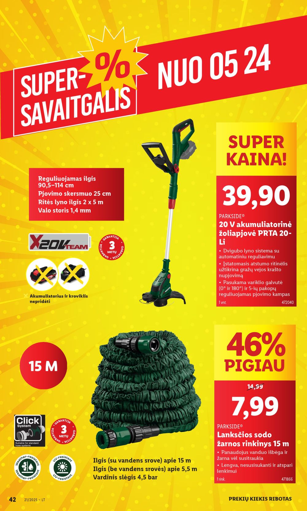 lidl - LIDL - Ne maisto prekių pasiūlymai (2025 05 19 - 2025 05 25) - page: 44 lidl - LIDL - Ne maisto prekių pasiūlymai (2025 05 19 - 2025 05 25) - page: 44