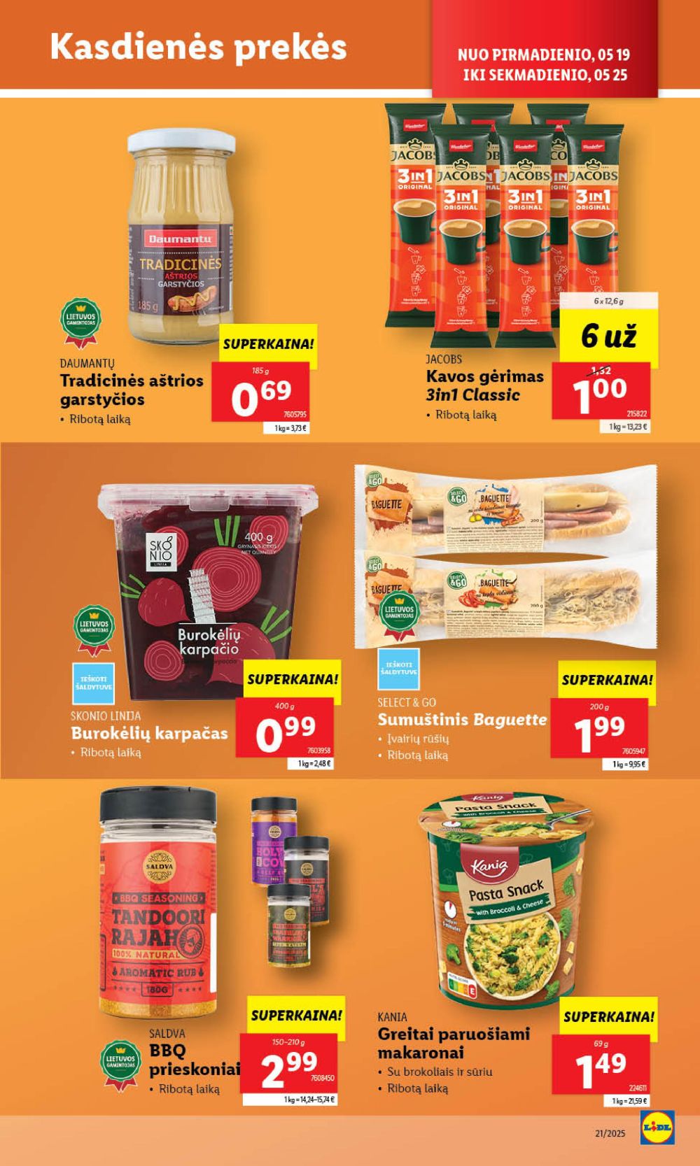 lidl - LIDL - Maisto prekių pasiūlymai (2025 05 22 - 2025 05 25) - page: 37