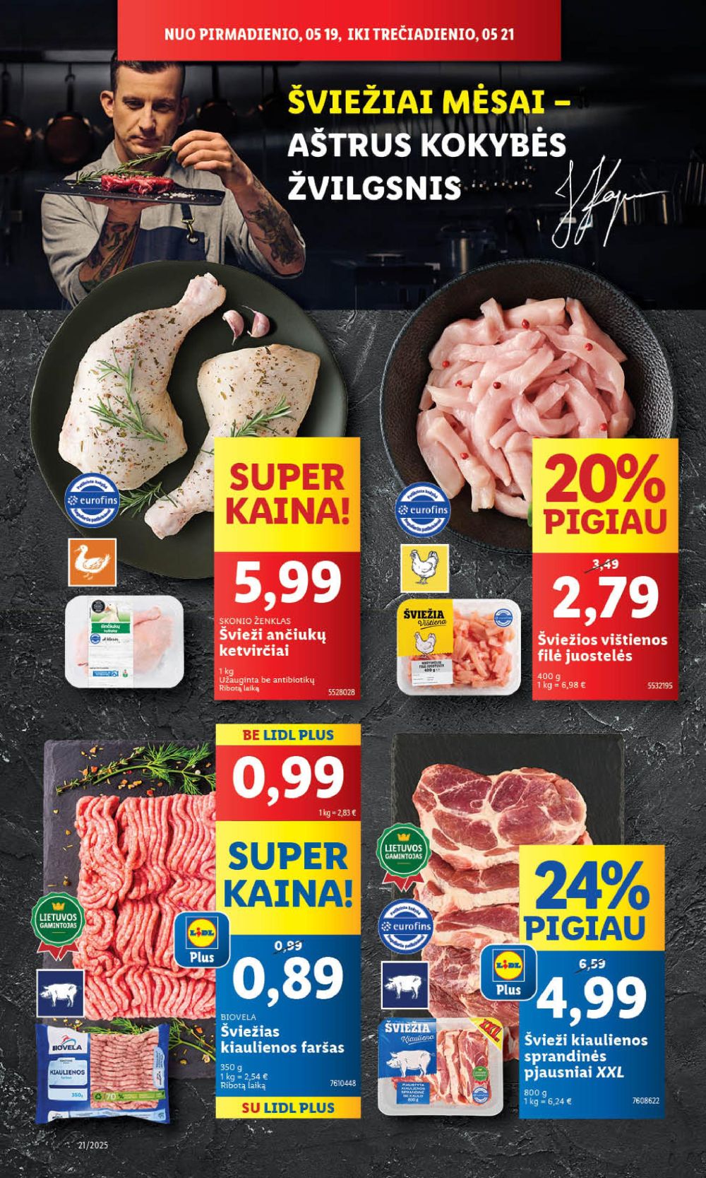 lidl - LIDL - Maisto prekių pasiūlymai (2025 05 22 - 2025 05 25) - page: 16