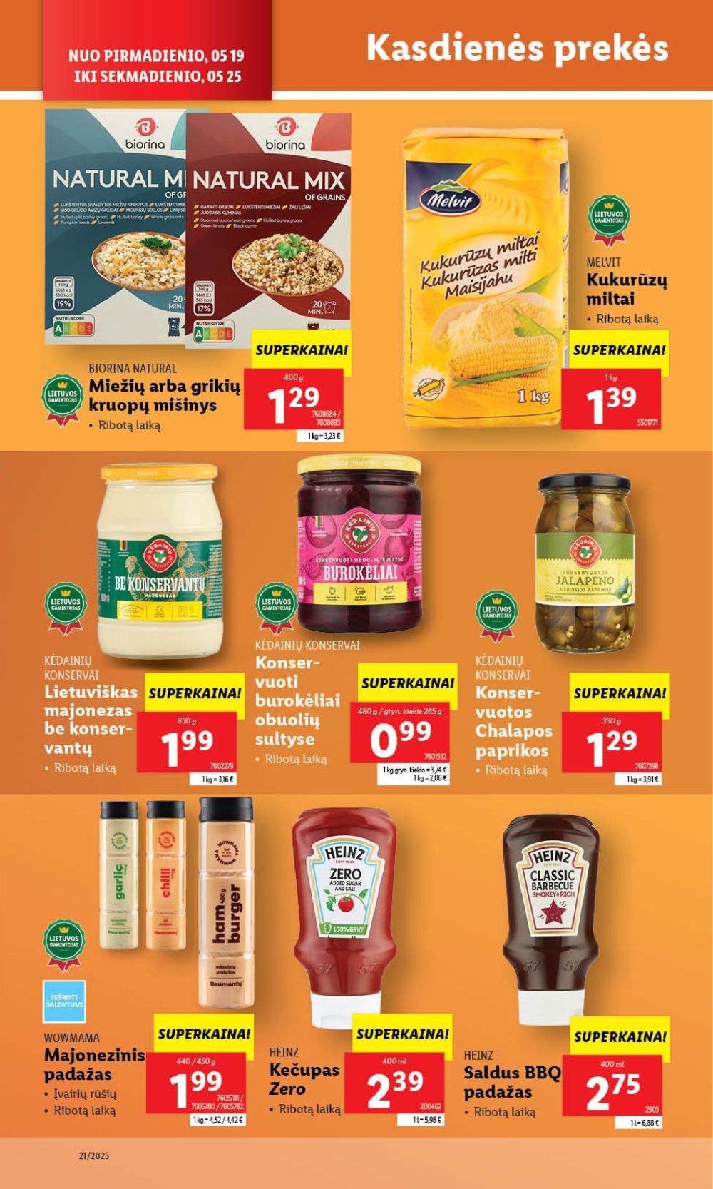 lidl - LIDL - Maisto prekių pasiūlymai (2025 05 22 - 2025 05 25) - page: 36