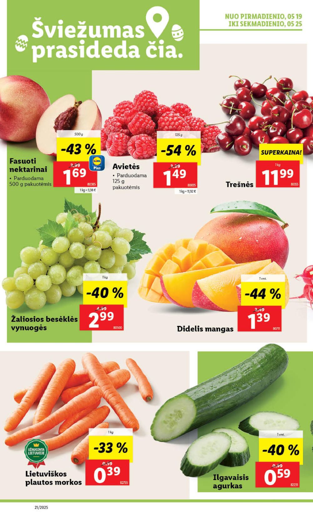 lidl - LIDL - Maisto prekių pasiūlymai (2025 05 22 - 2025 05 25) - page: 12