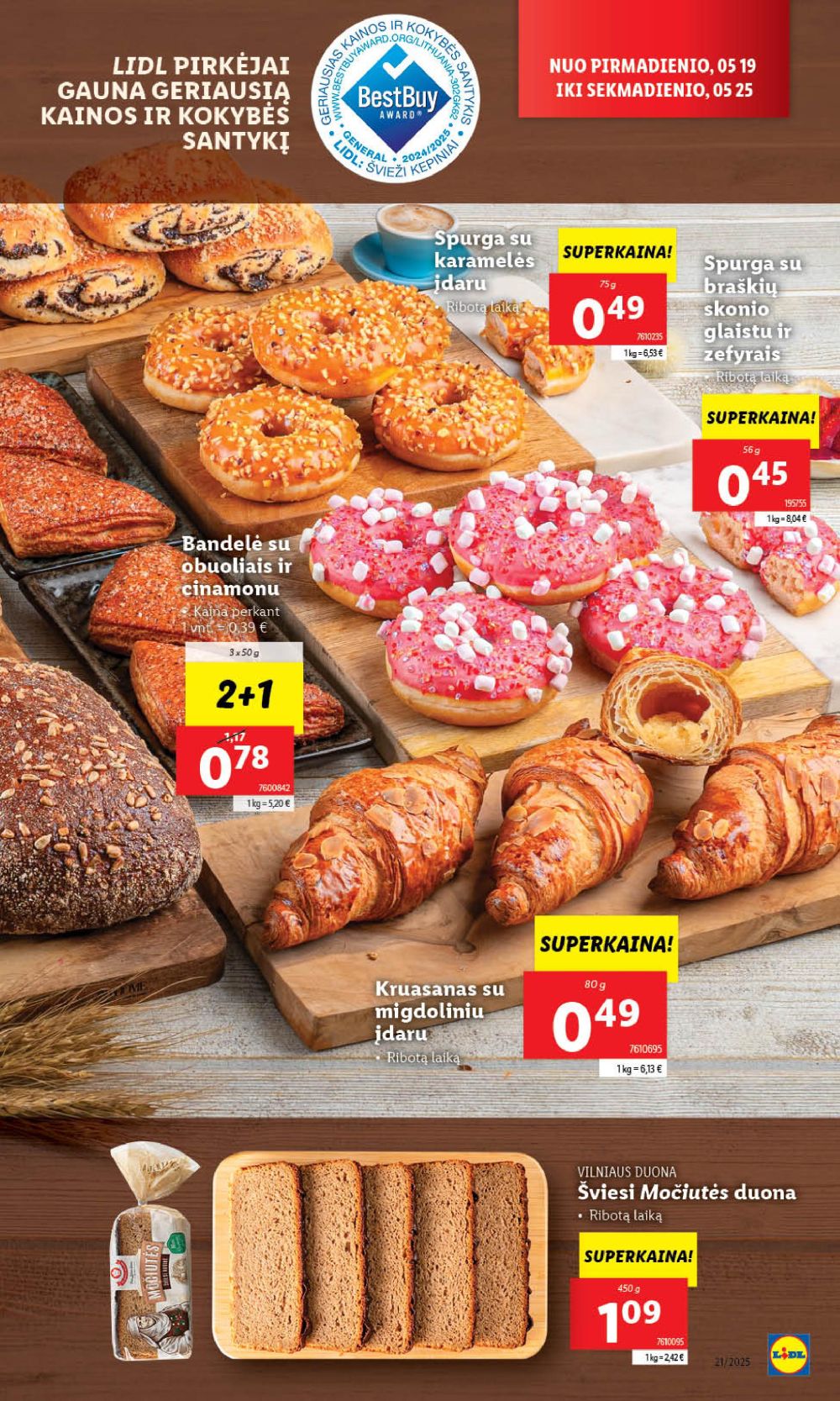 lidl - LIDL - Maisto prekių pasiūlymai (2025 05 22 - 2025 05 25) - page: 15
