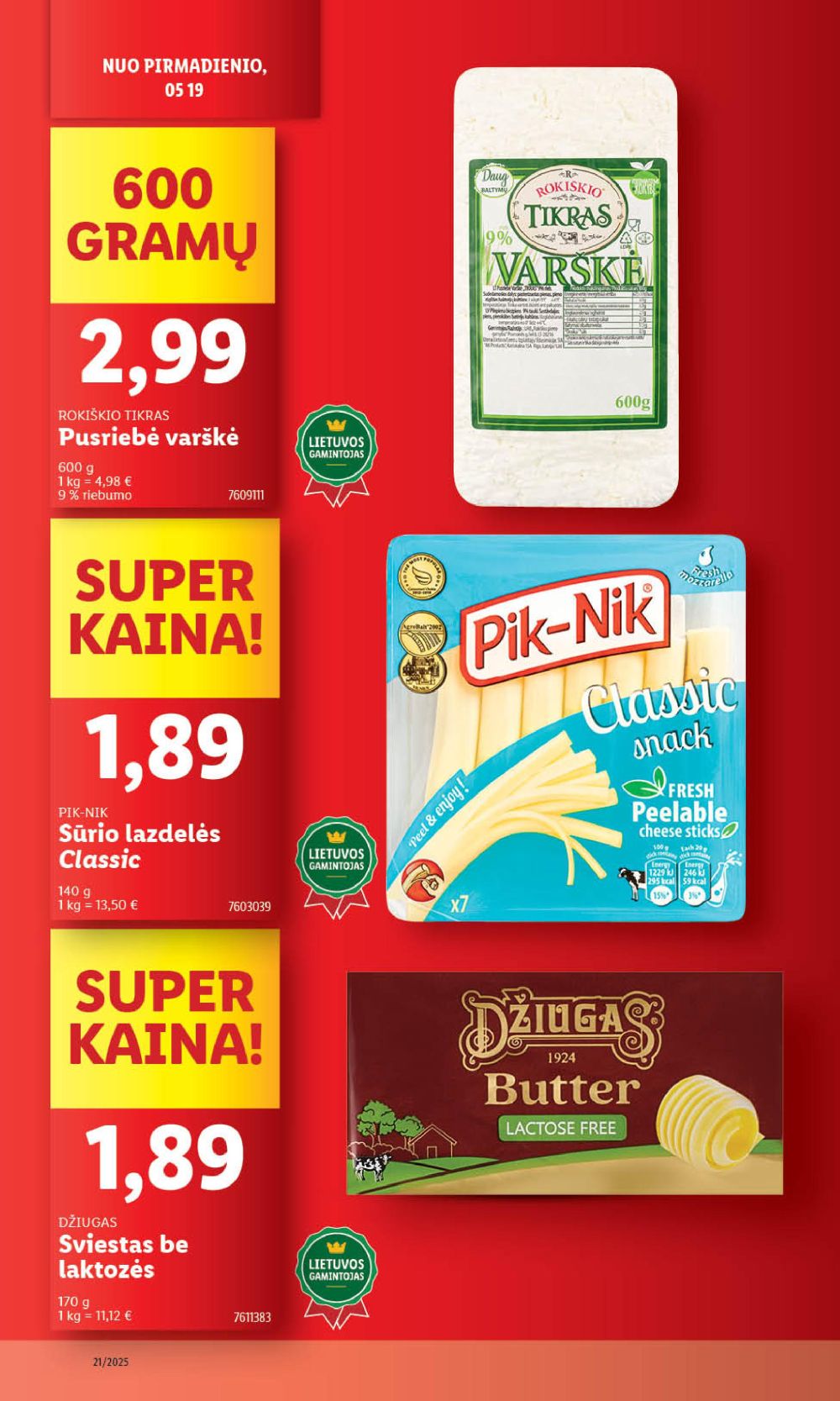 lidl - LIDL - Maisto prekių pasiūlymai (2025 05 22 - 2025 05 25) - page: 28