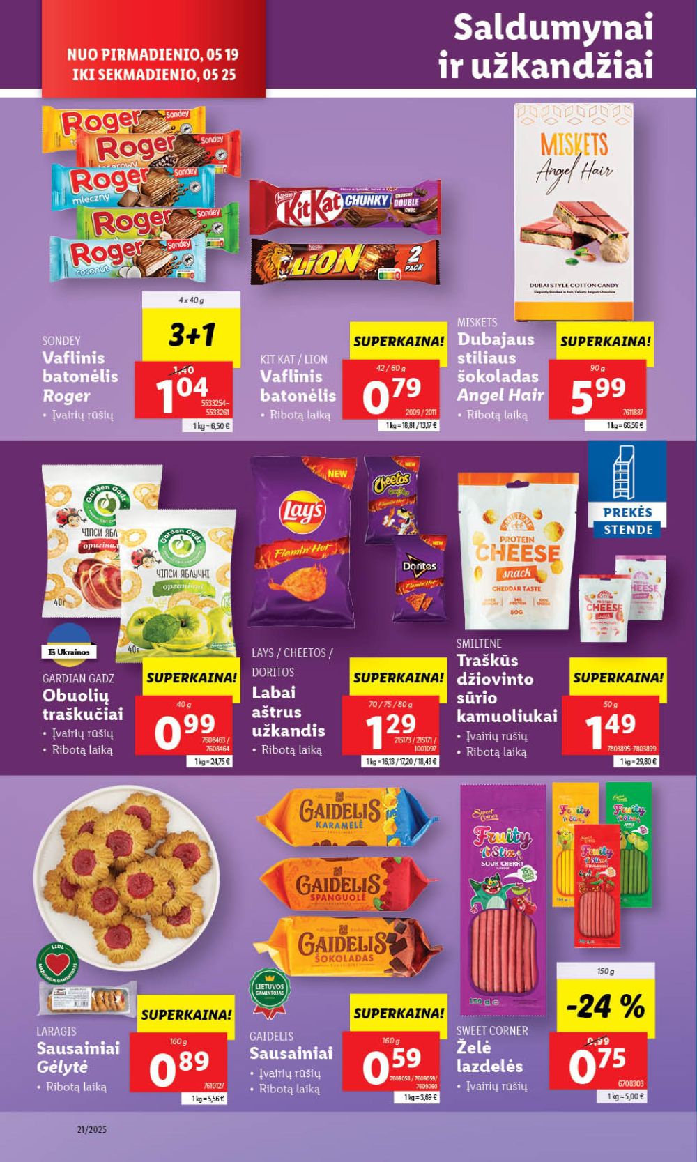 lidl - LIDL - Maisto prekių pasiūlymai (2025 05 22 - 2025 05 25) - page: 38