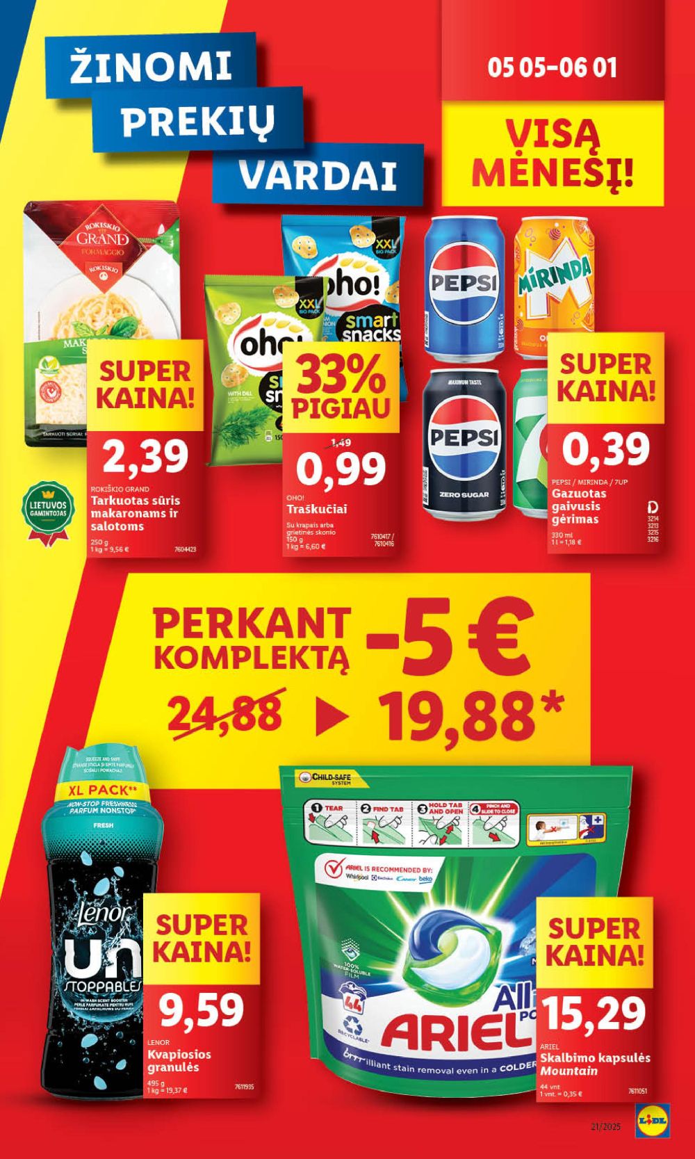 lidl - LIDL - Maisto prekių pasiūlymai (2025 05 22 - 2025 05 25) - page: 31