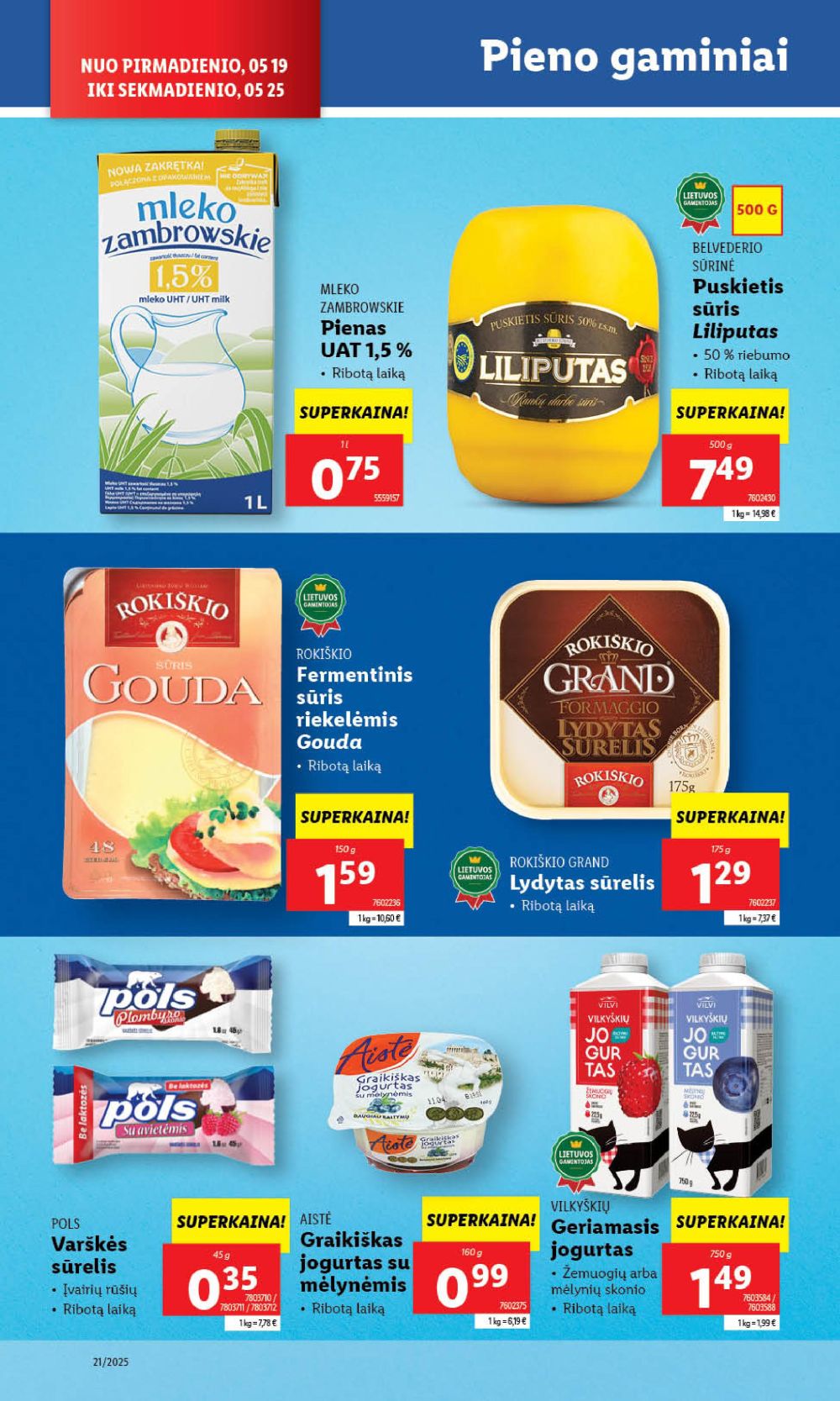 lidl - LIDL - Maisto prekių pasiūlymai (2025 05 22 - 2025 05 25) - page: 32