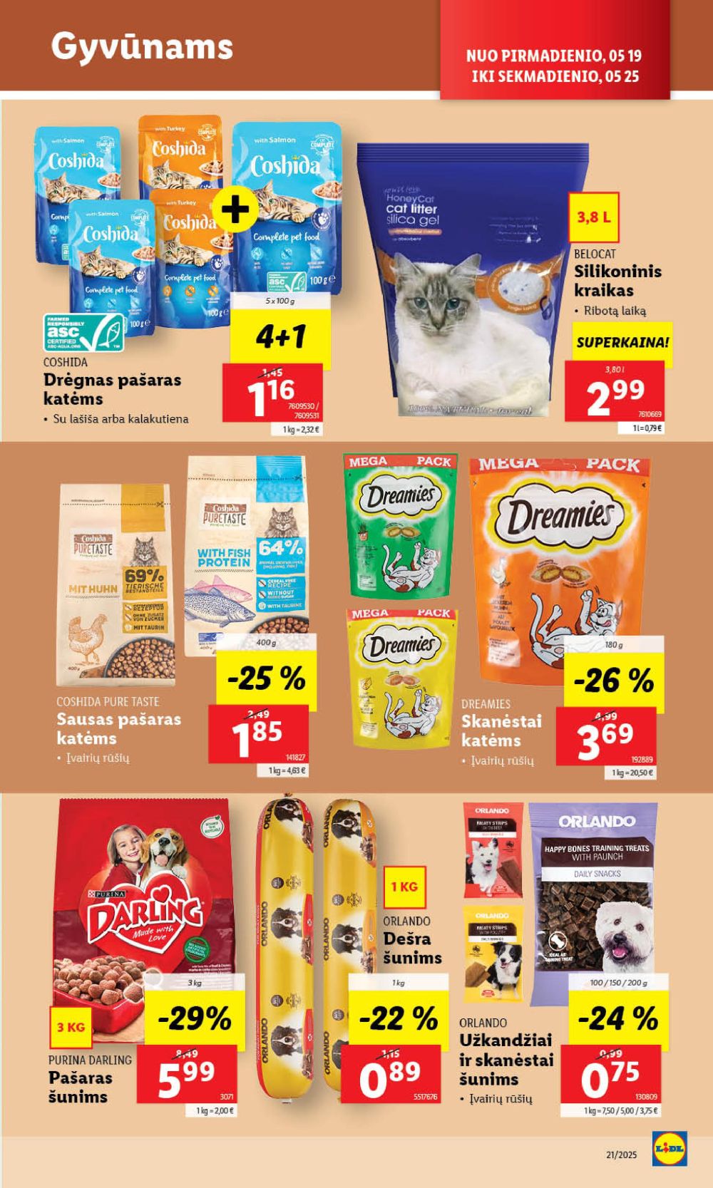 lidl - LIDL - Maisto prekių pasiūlymai (2025 05 22 - 2025 05 25) - page: 43