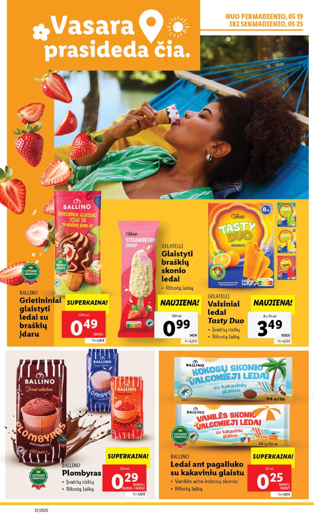 lidl - LIDL - Maisto prekių pasiūlymai (2025 05 22 - 2025 05 25) - page: 10