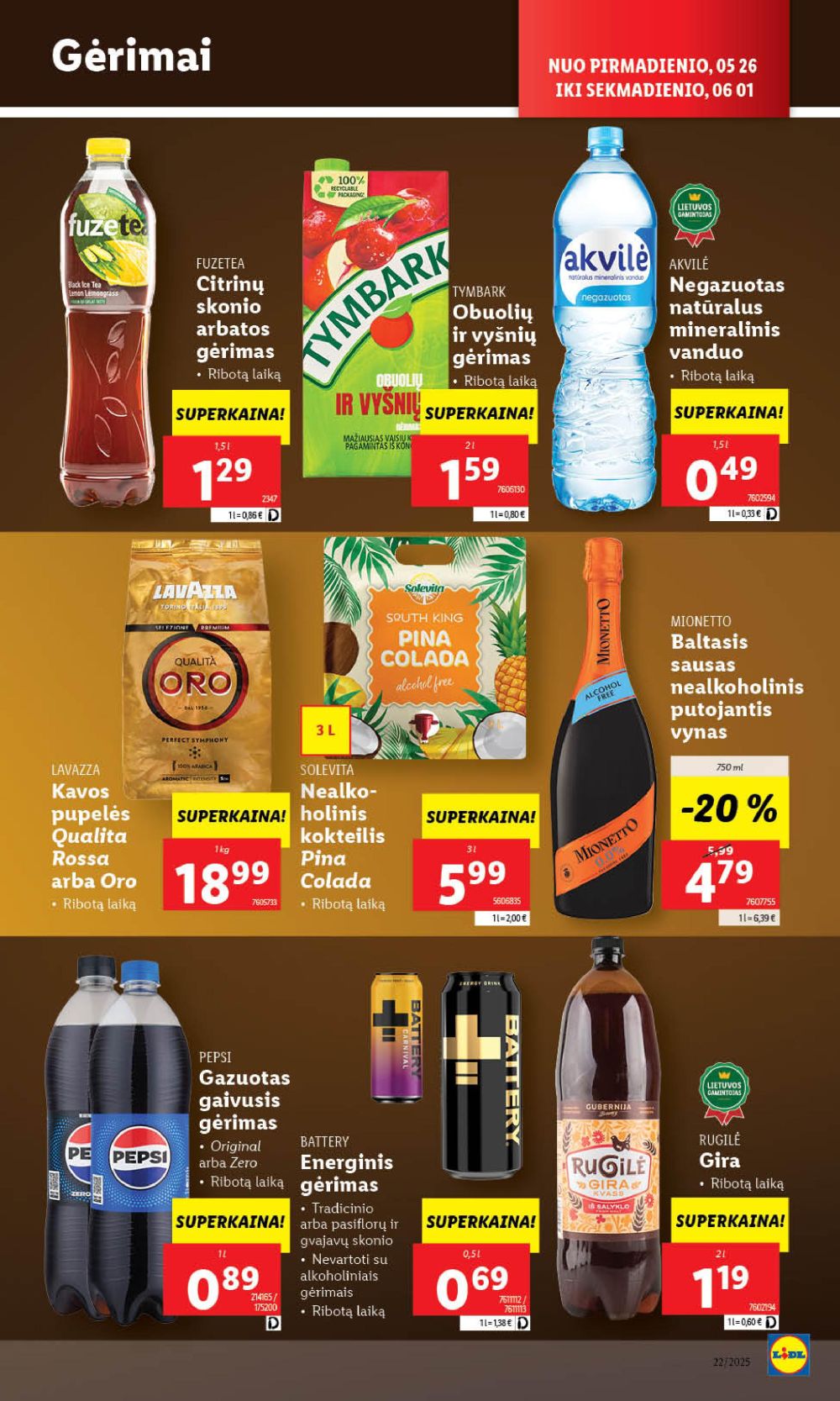lidl - LIDL - Maisto prekių pasiūlymai (2025 05 26 - 2025 06 01) - page: 21 lidl - LIDL - Maisto prekių pasiūlymai (2025 05 26 - 2025 06 01) - page: 21