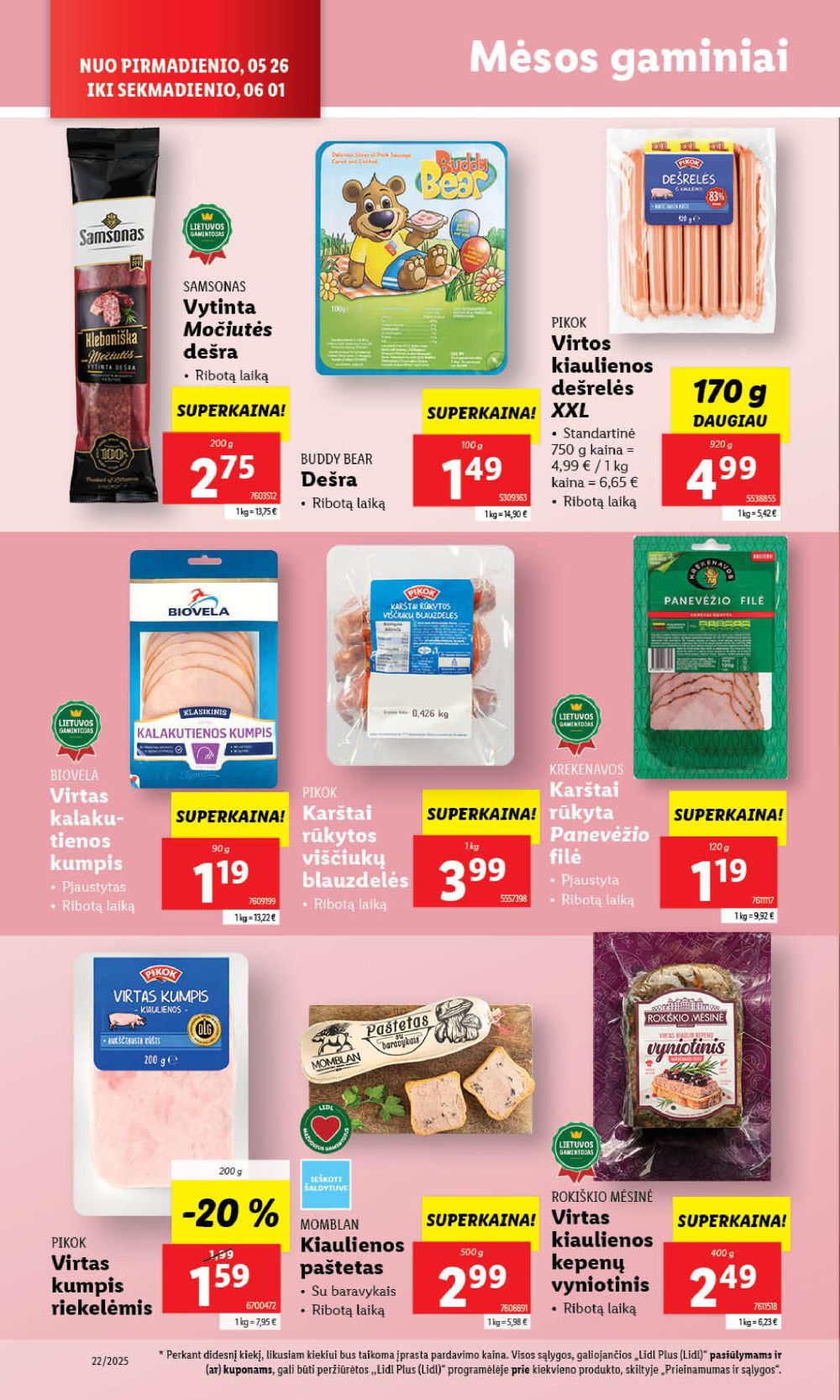 lidl - LIDL - Maisto prekių pasiūlymai (2025 05 26 - 2025 06 01) - page: 20 lidl - LIDL - Maisto prekių pasiūlymai (2025 05 26 - 2025 06 01) - page: 20