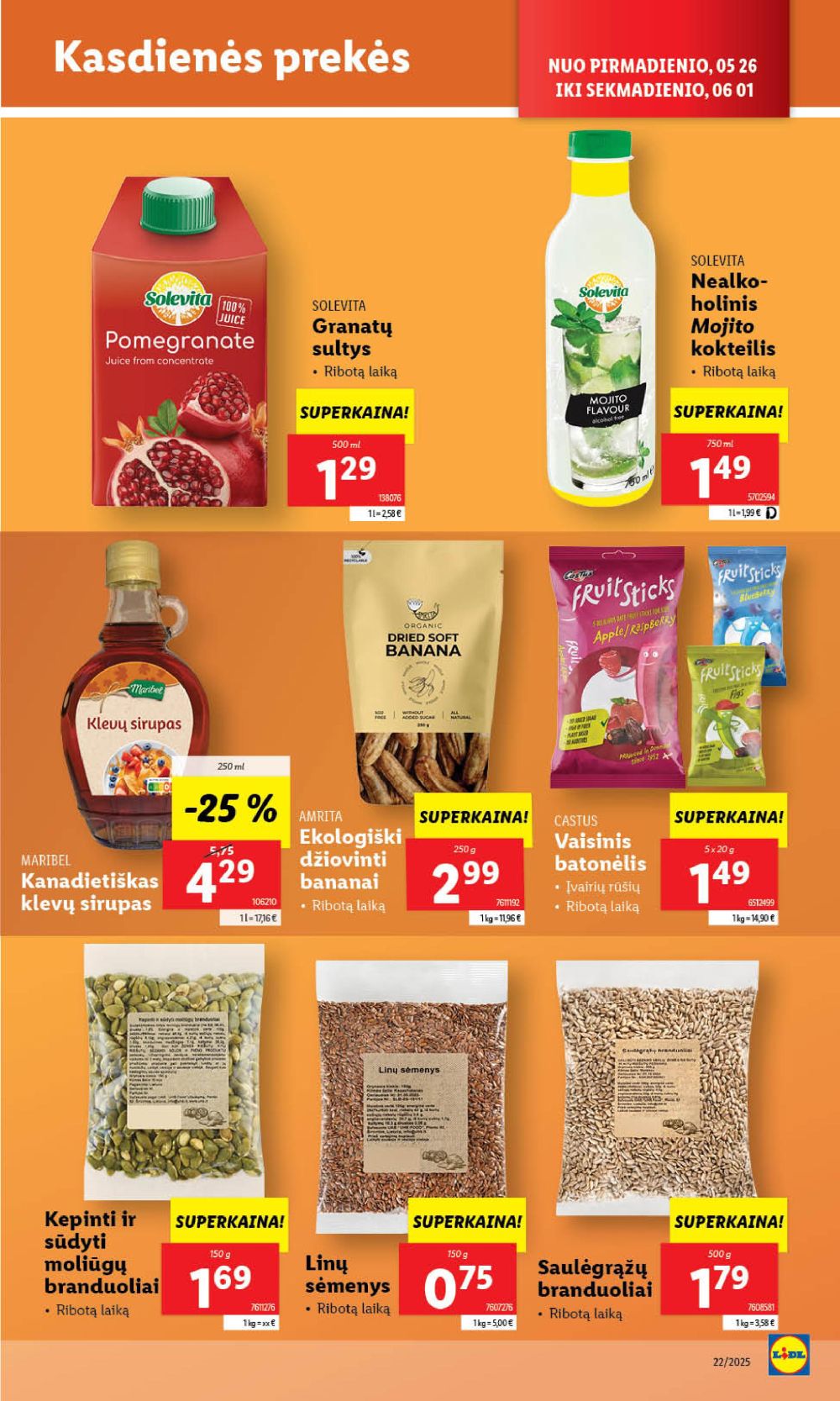 lidl - LIDL - Maisto prekių pasiūlymai (2025 05 26 - 2025 06 01) - page: 25 lidl - LIDL - Maisto prekių pasiūlymai (2025 05 26 - 2025 06 01) - page: 25