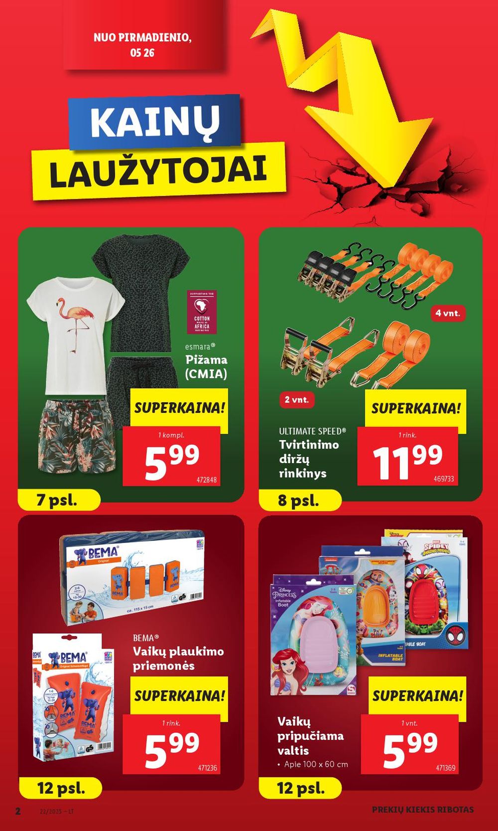 lidl - LIDL - Ne maisto prekių pasiūlymai (2025 05 26 - 2025 06 01) - page: 2