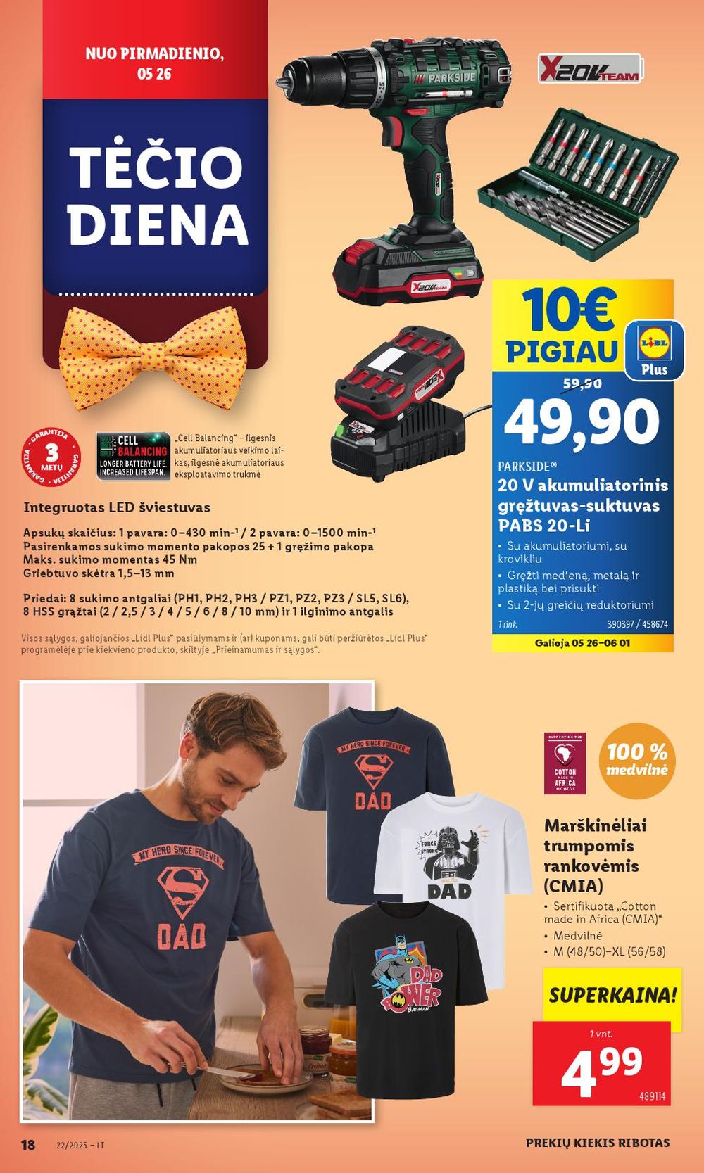 lidl - LIDL - Ne maisto prekių pasiūlymai (2025 05 26 - 2025 06 01) - page: 18