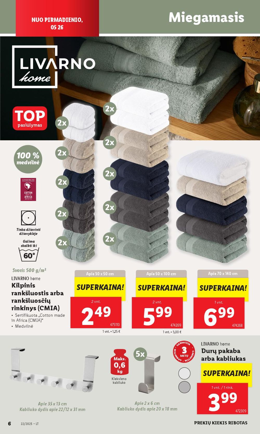 lidl - LIDL - Ne maisto prekių pasiūlymai (2025 05 26 - 2025 06 01) - page: 6