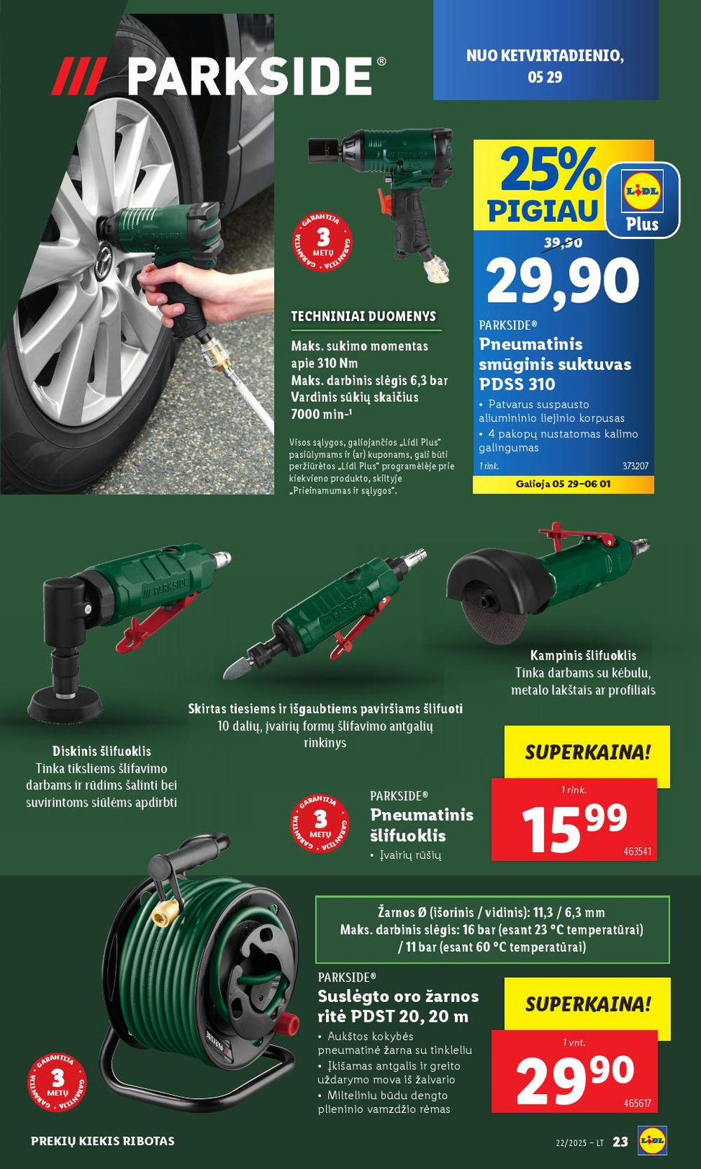 lidl - LIDL - Ne maisto prekių pasiūlymai (2025 05 26 - 2025 06 01) - page: 23