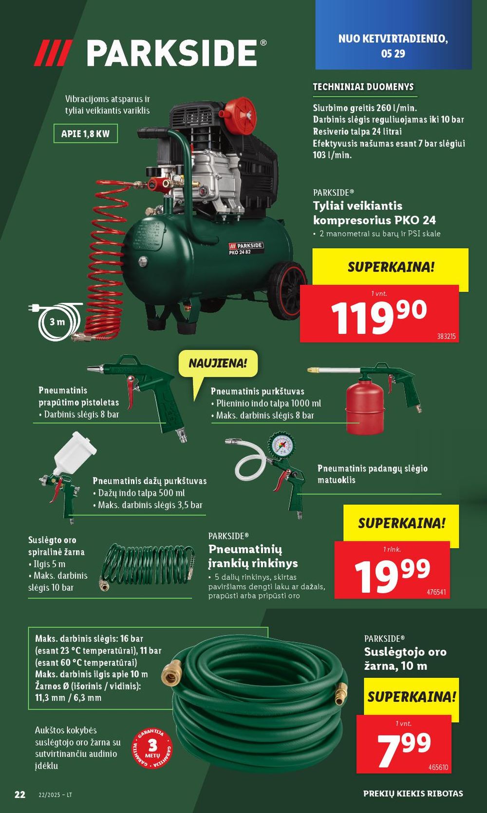 lidl - LIDL - Ne maisto prekių pasiūlymai (2025 05 26 - 2025 06 01) - page: 22