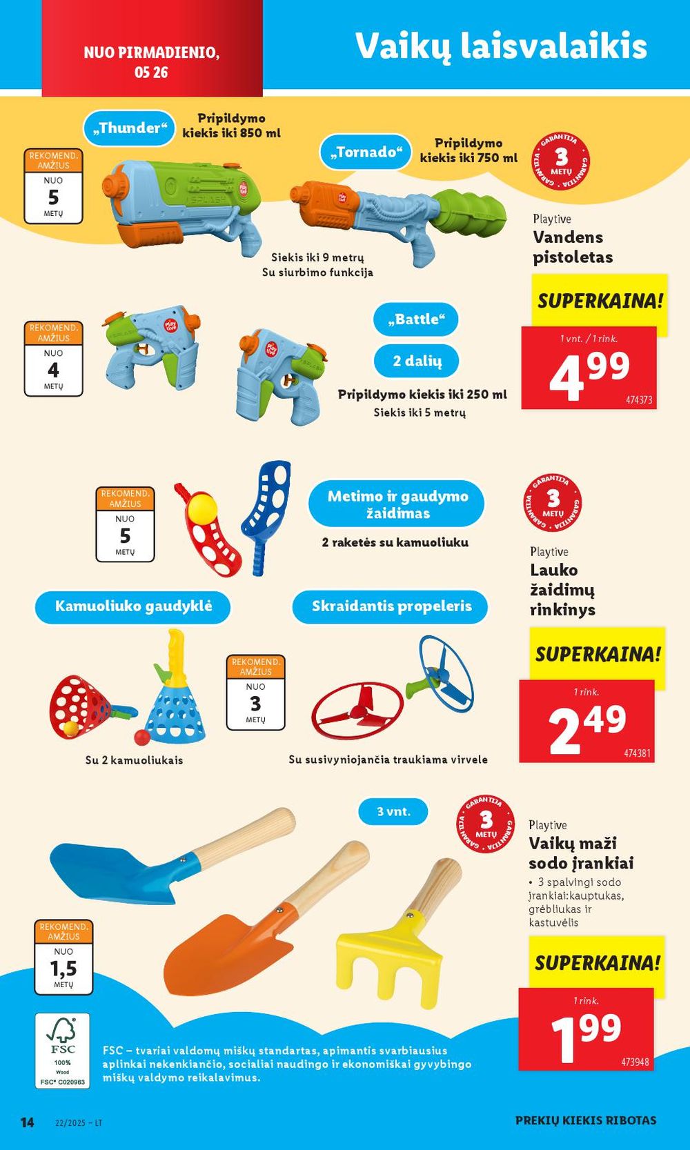 lidl - LIDL - Ne maisto prekių pasiūlymai (2025 05 26 - 2025 06 01) - page: 14