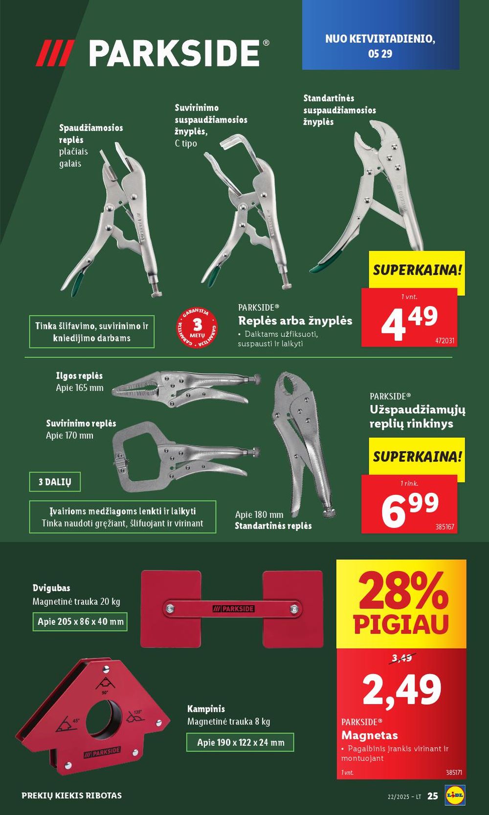 lidl - LIDL - Ne maisto prekių pasiūlymai (2025 05 26 - 2025 06 01) - page: 25