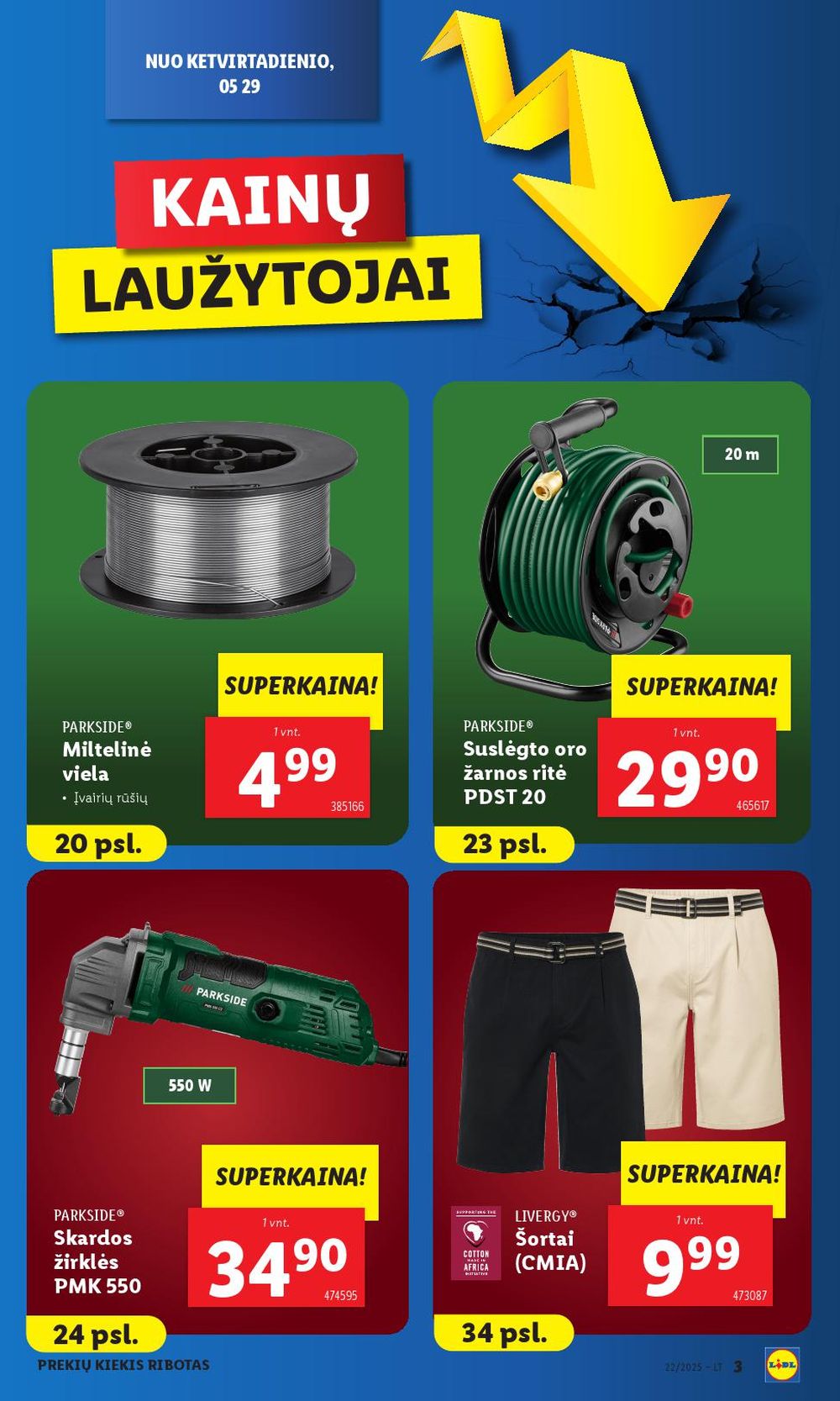 lidl - LIDL - Ne maisto prekių pasiūlymai (2025 05 26 - 2025 06 01) - page: 3
