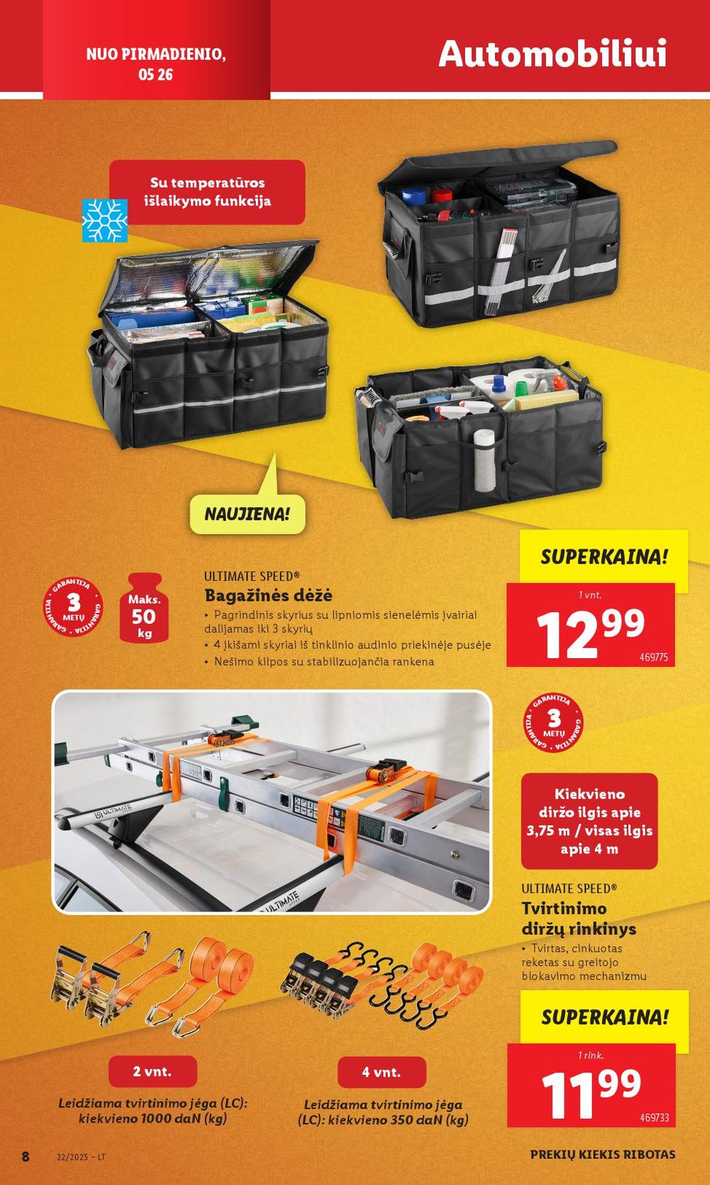 lidl - LIDL - Ne maisto prekių pasiūlymai (2025 05 26 - 2025 06 01) - page: 8