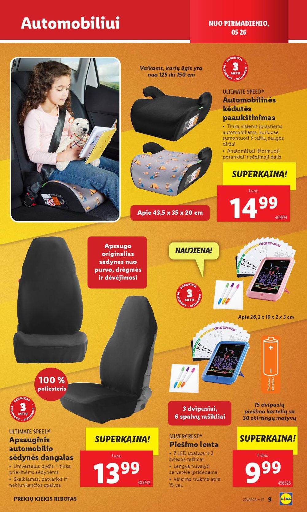 lidl - LIDL - Ne maisto prekių pasiūlymai (2025 05 26 - 2025 06 01) - page: 9