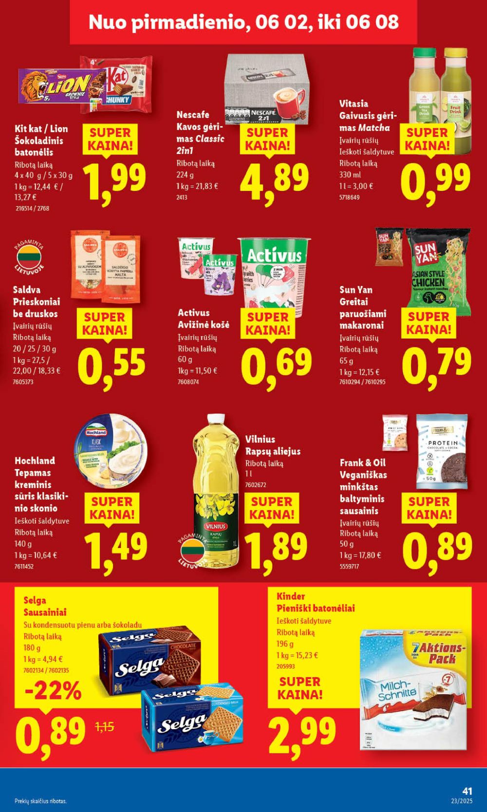 lidl - LIDL - Maisto prekių pasiūlymai (2025 06 02 - 2025 06 08) - page: 43 lidl - LIDL - Maisto prekių pasiūlymai (2025 06 02 - 2025 06 08) - page: 43
