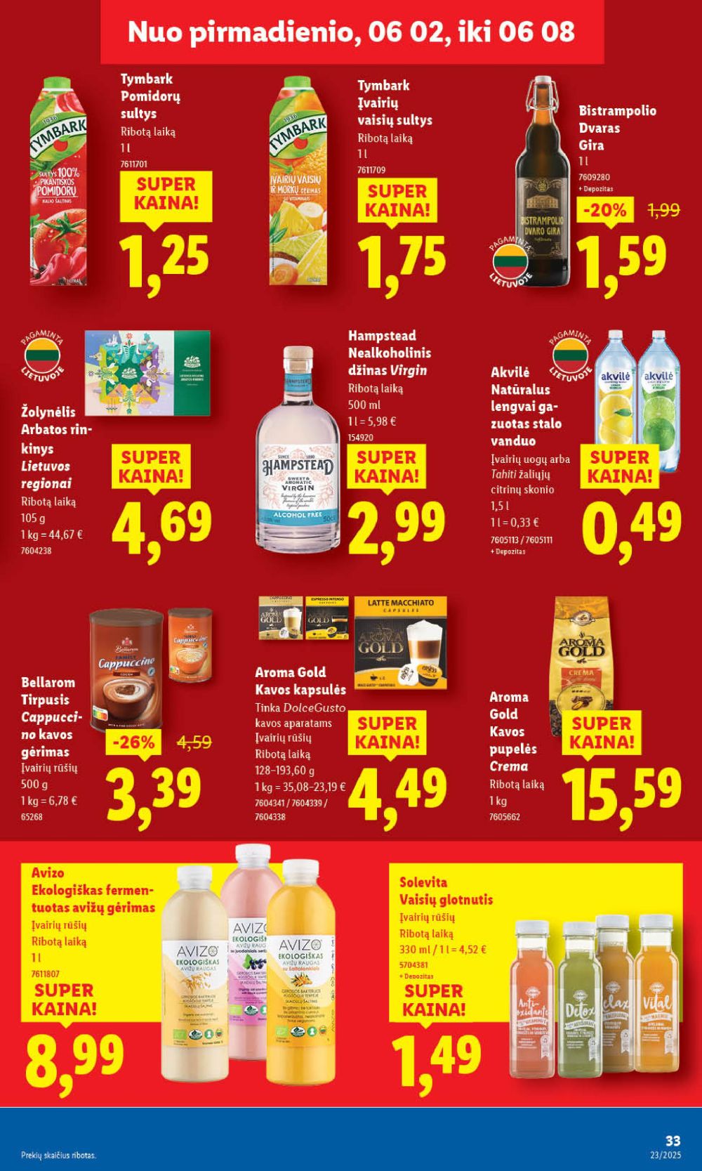 lidl - LIDL - Maisto prekių pasiūlymai (2025 06 02 - 2025 06 08) - page: 39 lidl - LIDL - Maisto prekių pasiūlymai (2025 06 02 - 2025 06 08) - page: 39