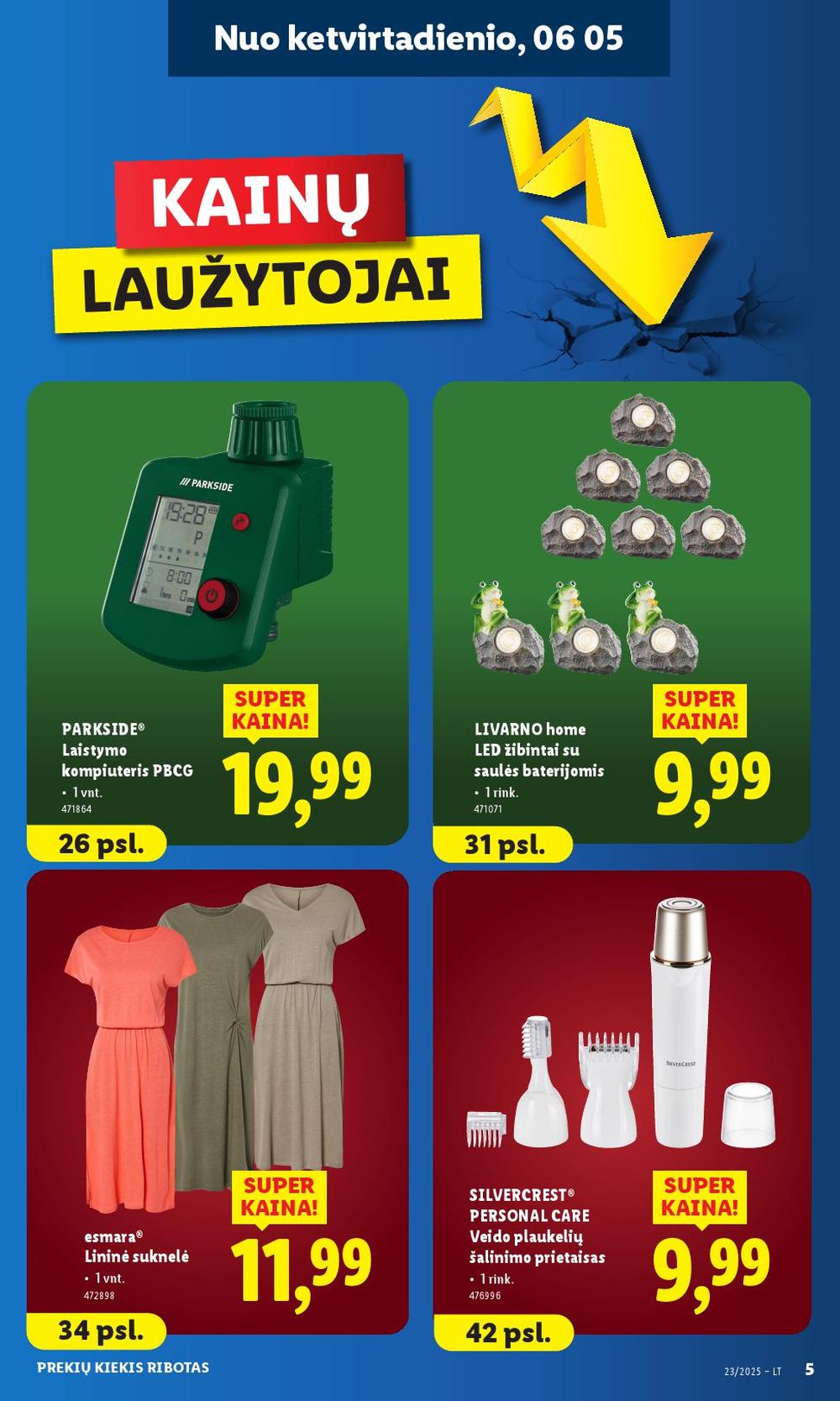 lidl - LIDL - Ne maisto prekių pasiūlymai (2025 06 02 - 2025 06 08) - page: 5 lidl - LIDL - Ne maisto prekių pasiūlymai (2025 06 02 - 2025 06 08) - page: 5
