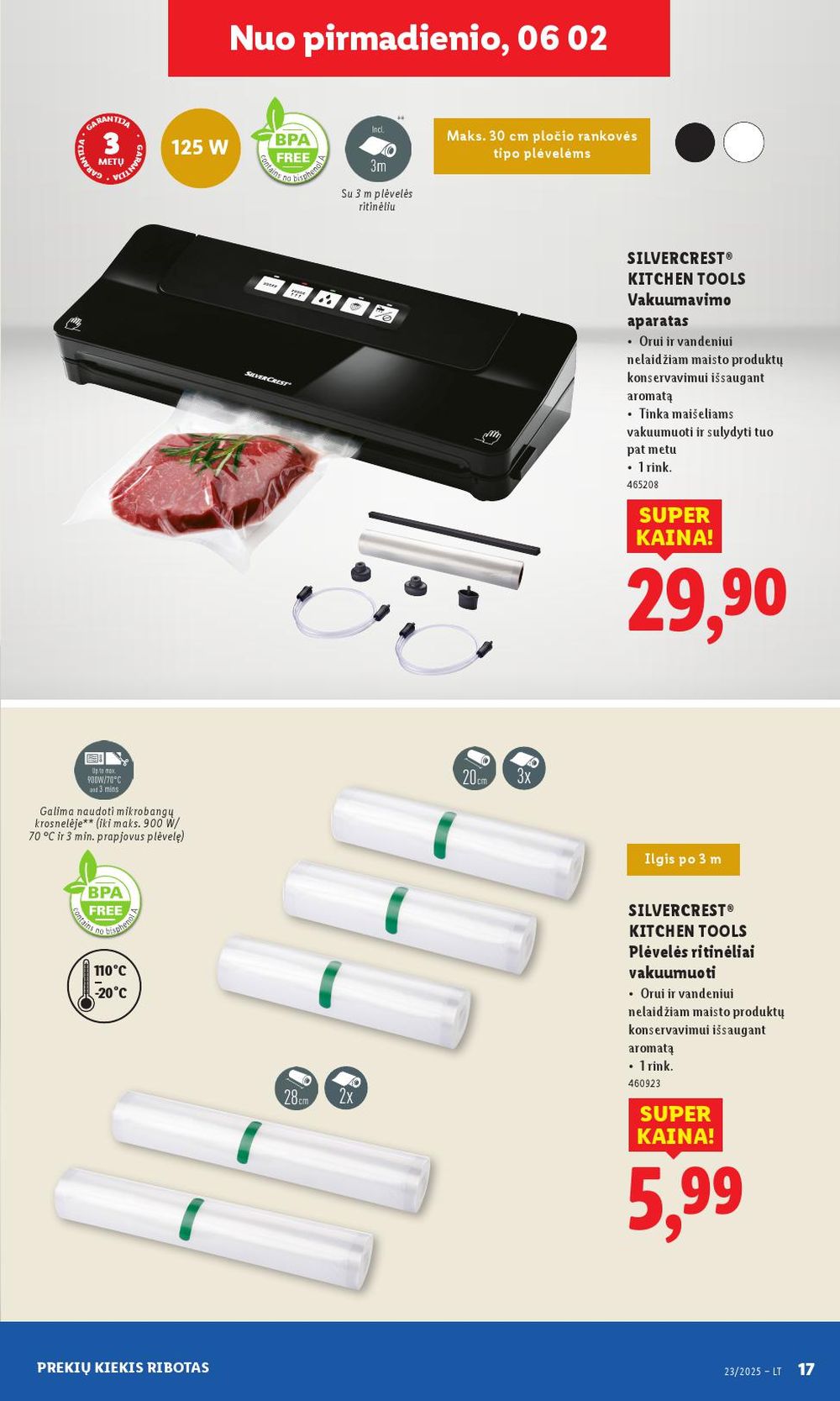 lidl - LIDL - Ne maisto prekių pasiūlymai (2025 06 02 - 2025 06 08) - page: 17 lidl - LIDL - Ne maisto prekių pasiūlymai (2025 06 02 - 2025 06 08) - page: 17